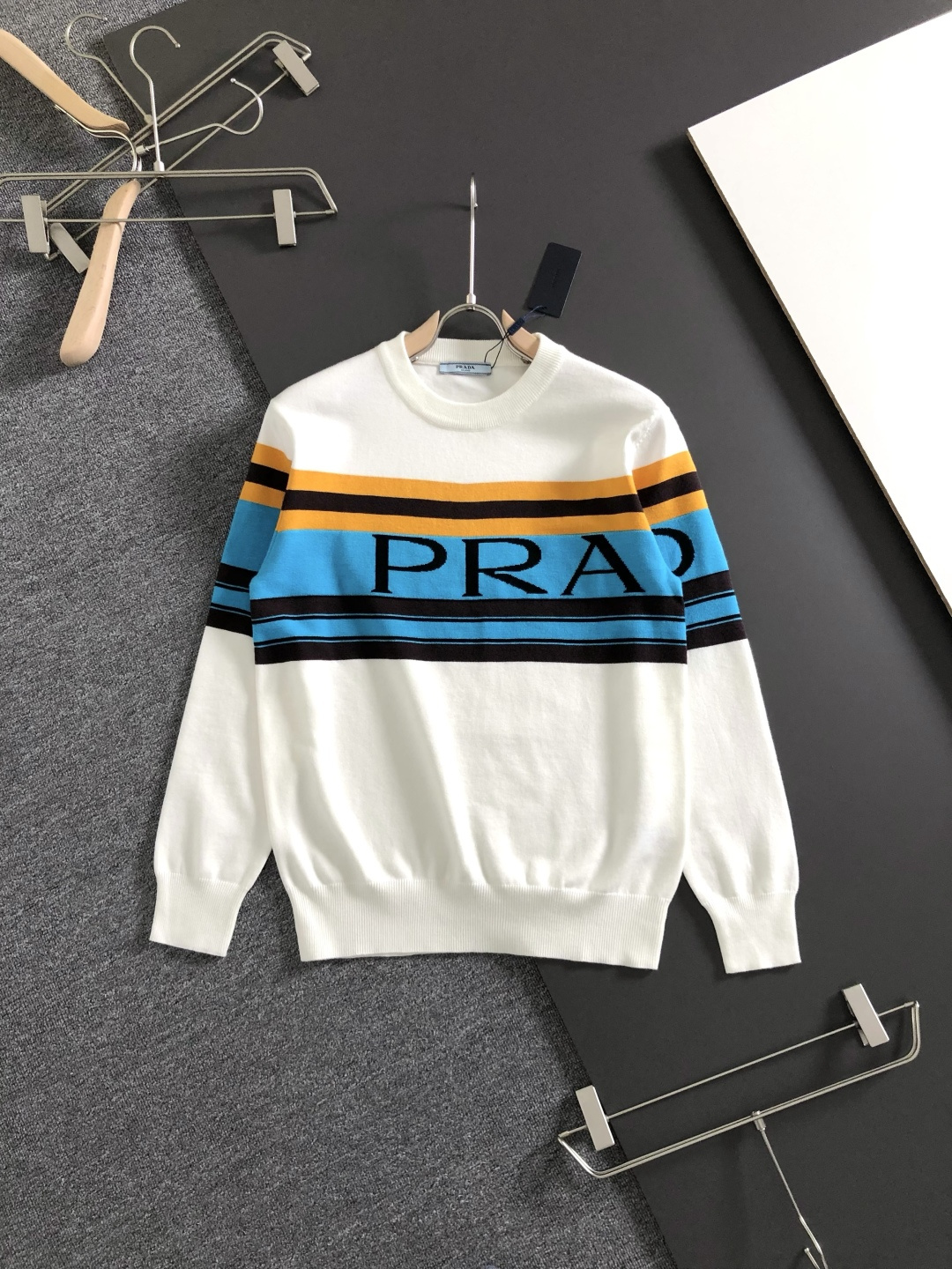 Cheap Prado Sweaters for Men in 230327, $70 USD- [IB230327] - Replica Prado Sweaters for Men