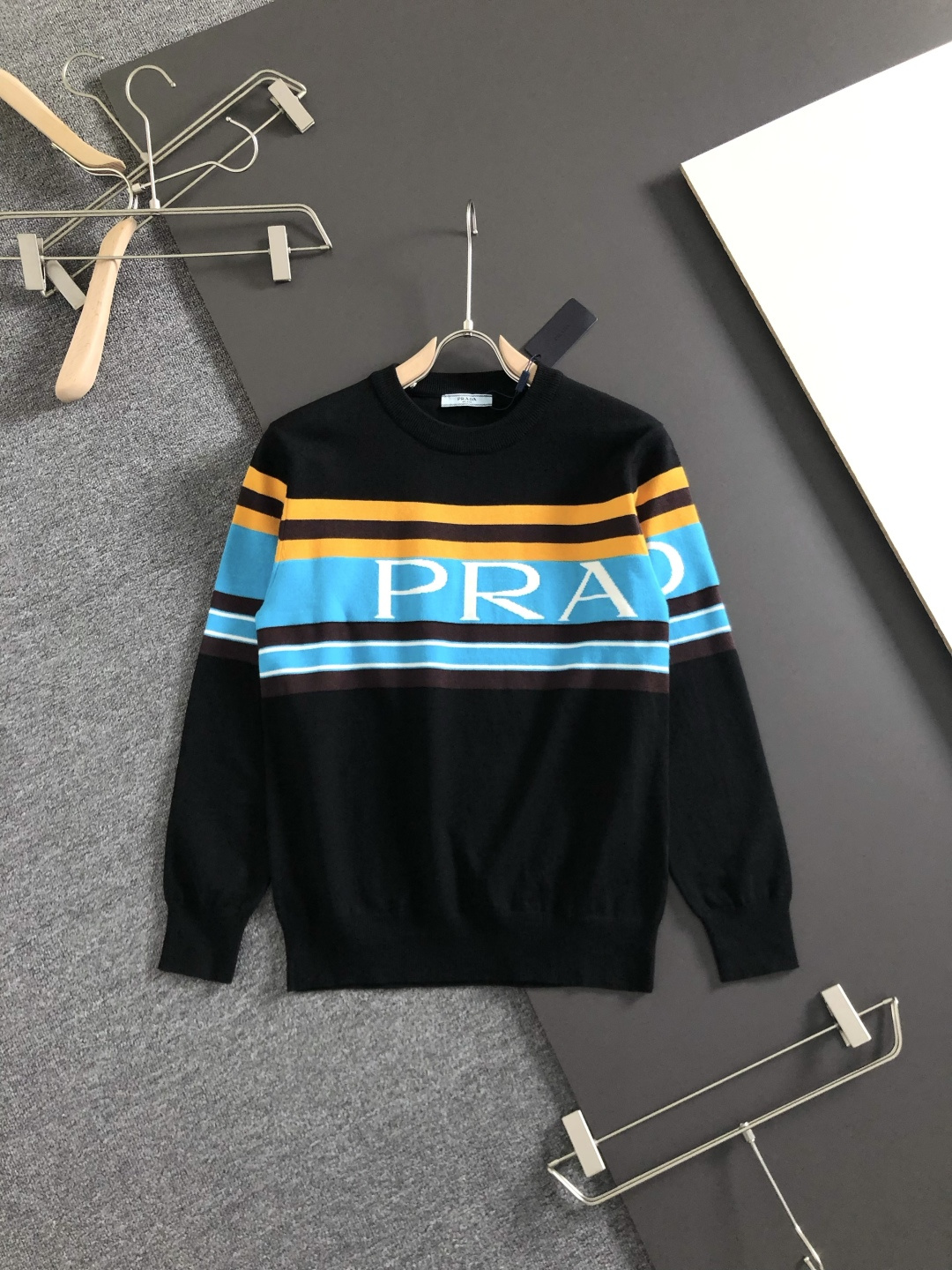 Cheap Prado Sweaters for Men in 230328, $70 USD- [IB230328] - Replica Prado Sweaters for Men