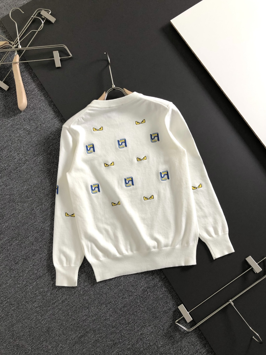 Cheap Fendi Sweaters for Men in 230383, $70 USD- [IB230383] - Replica Fendi Sweaters for Men
