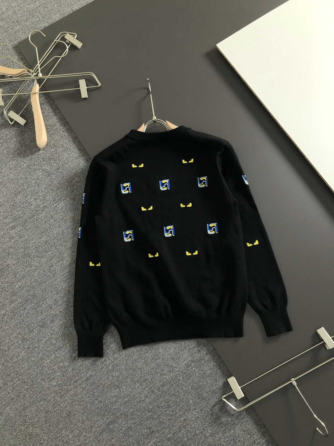 Cheap Fendi Sweaters for Men in 230384, $70 USD- [IB230384] - Replica Fendi Sweaters for Men