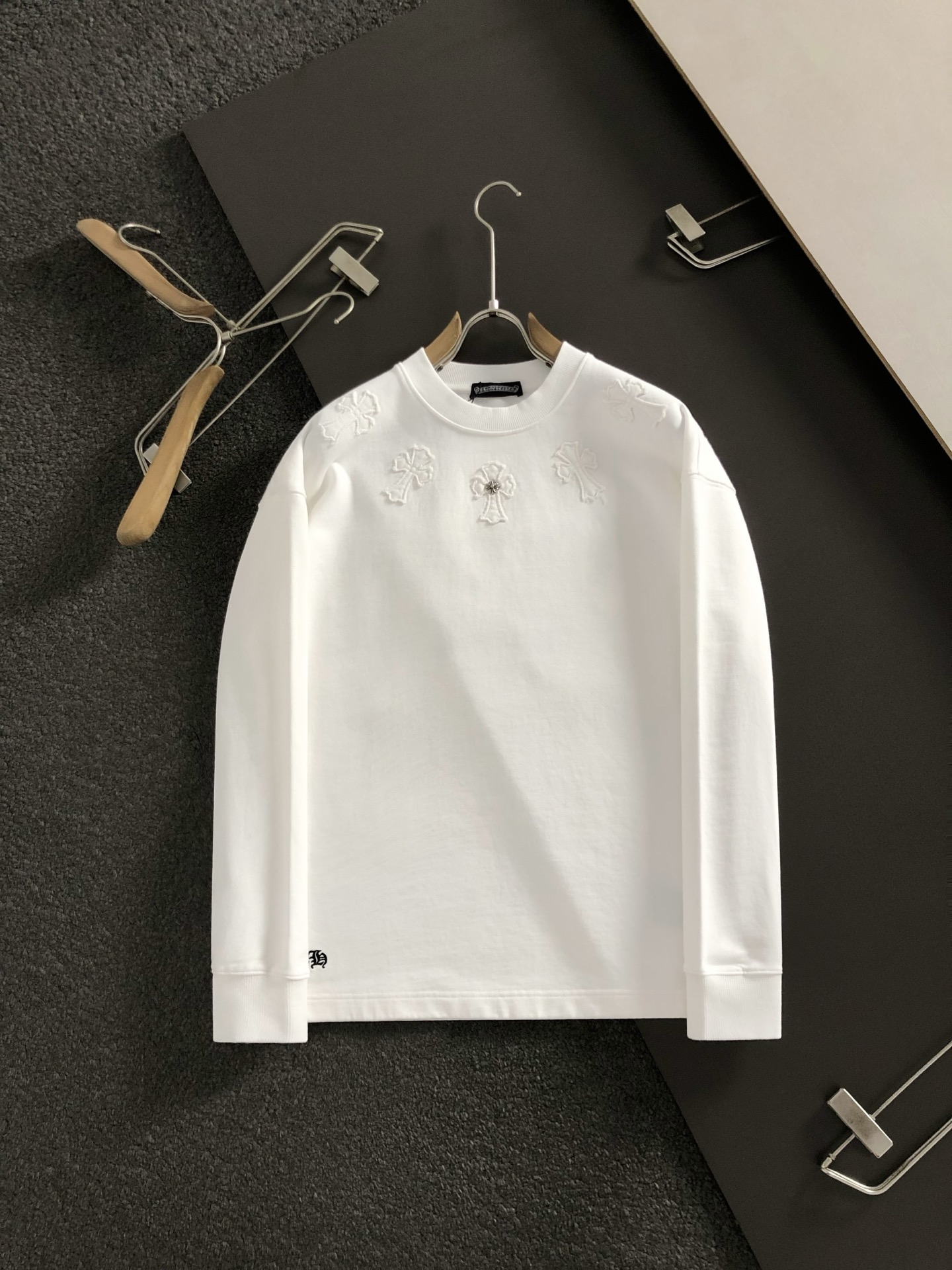 Cheap Chrome hearts Hoody in 230407, $60 USD- [IB230407] - Replica Chrome hearts Hoody
