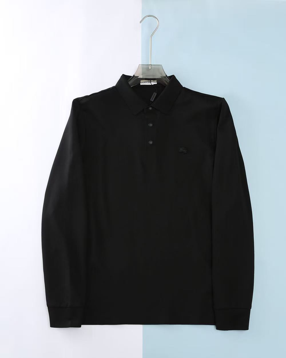 Cheap Burberry Long-Sleeved Polo T-Shirts for Men in 230420, $70 USD- [IB230420] - Replica Burberry Long-Sleeved Polo T-Shirts for Men