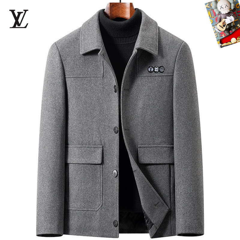 Cheap Louis Vuitton Thick Jackets For Men in 230498, $95 USD- [IB230498] - Replica Louis Vuitton Thick Jackets For Men