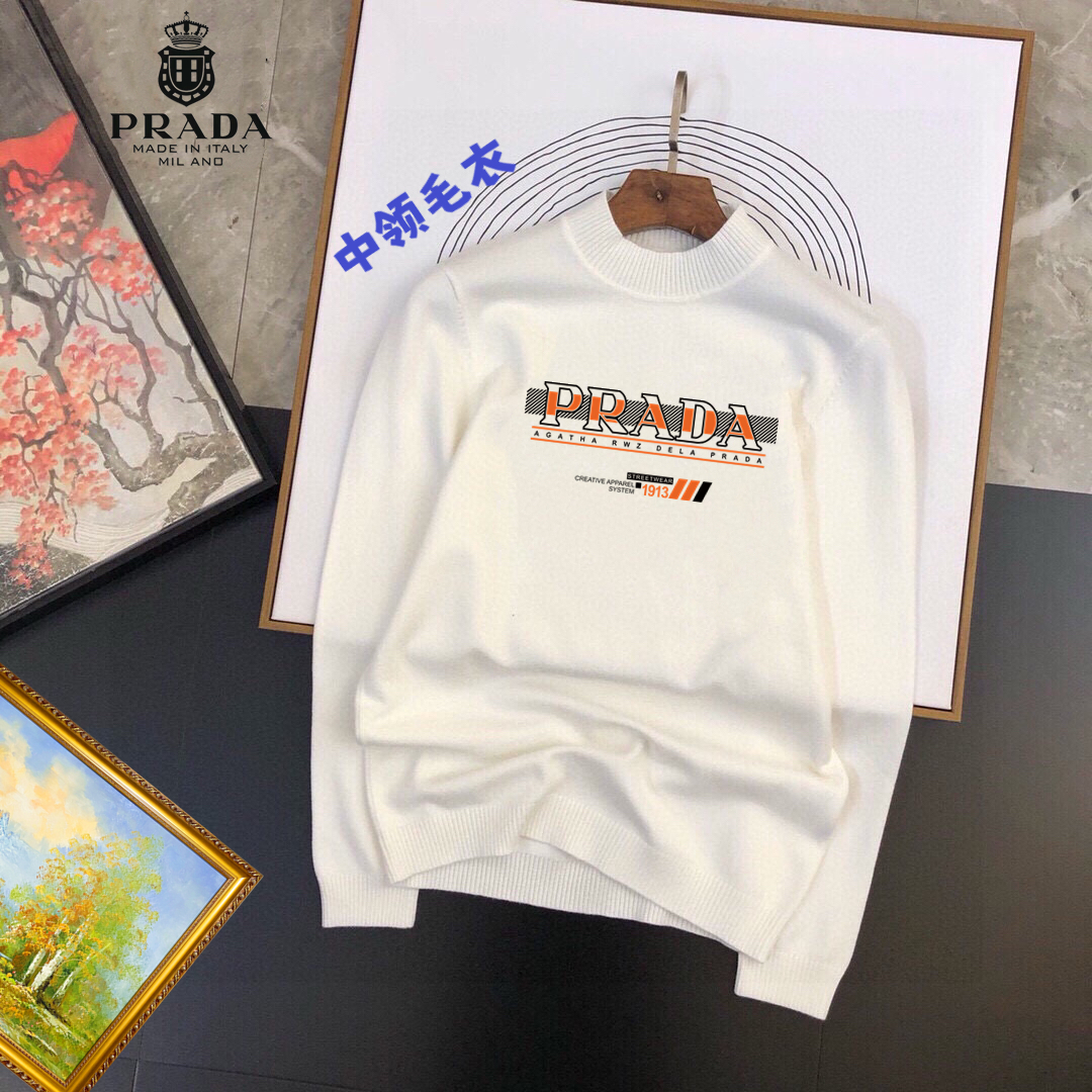 Cheap Prado Sweaters for Men in 230539, $45 USD- [IB230539] - Replica Prado Sweaters for Men