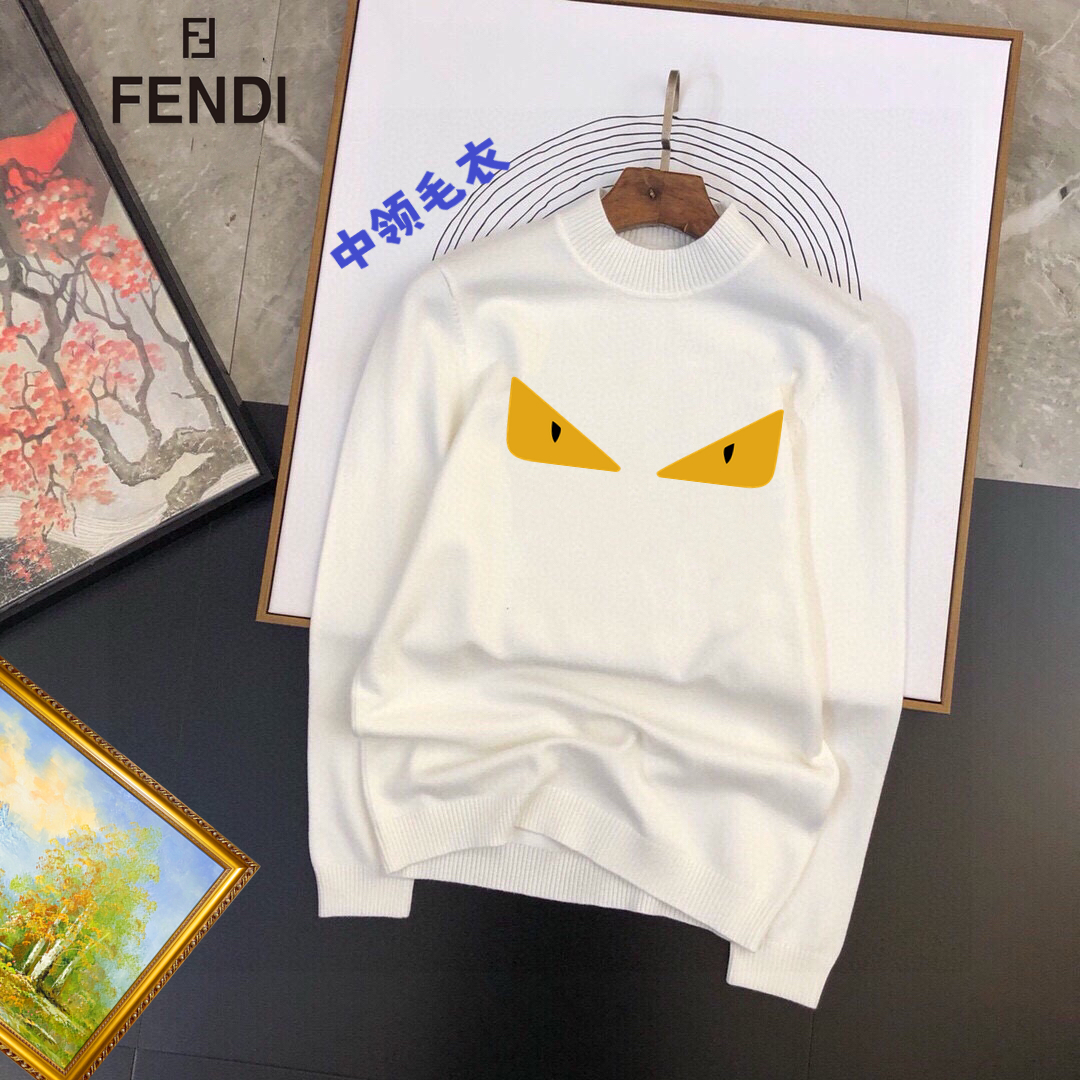 Cheap Fendi Sweaters for Men in 230556, $45 USD- [IB230556] - Replica Fendi Sweaters for Men
