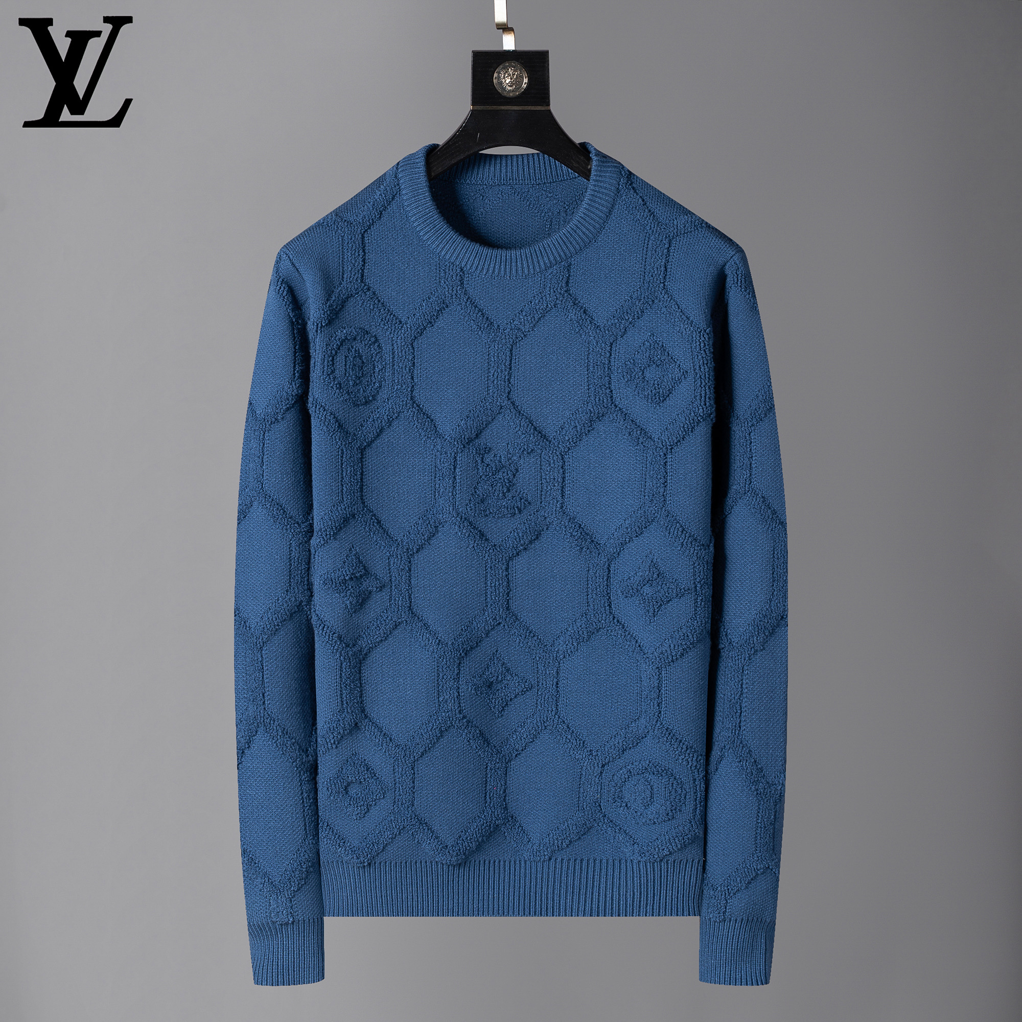 Cheap Louis Vuitton  Sweaters for Men in 230608, $65 USD- [IB230608] - Replica Louis Vuitton  Sweaters for Men