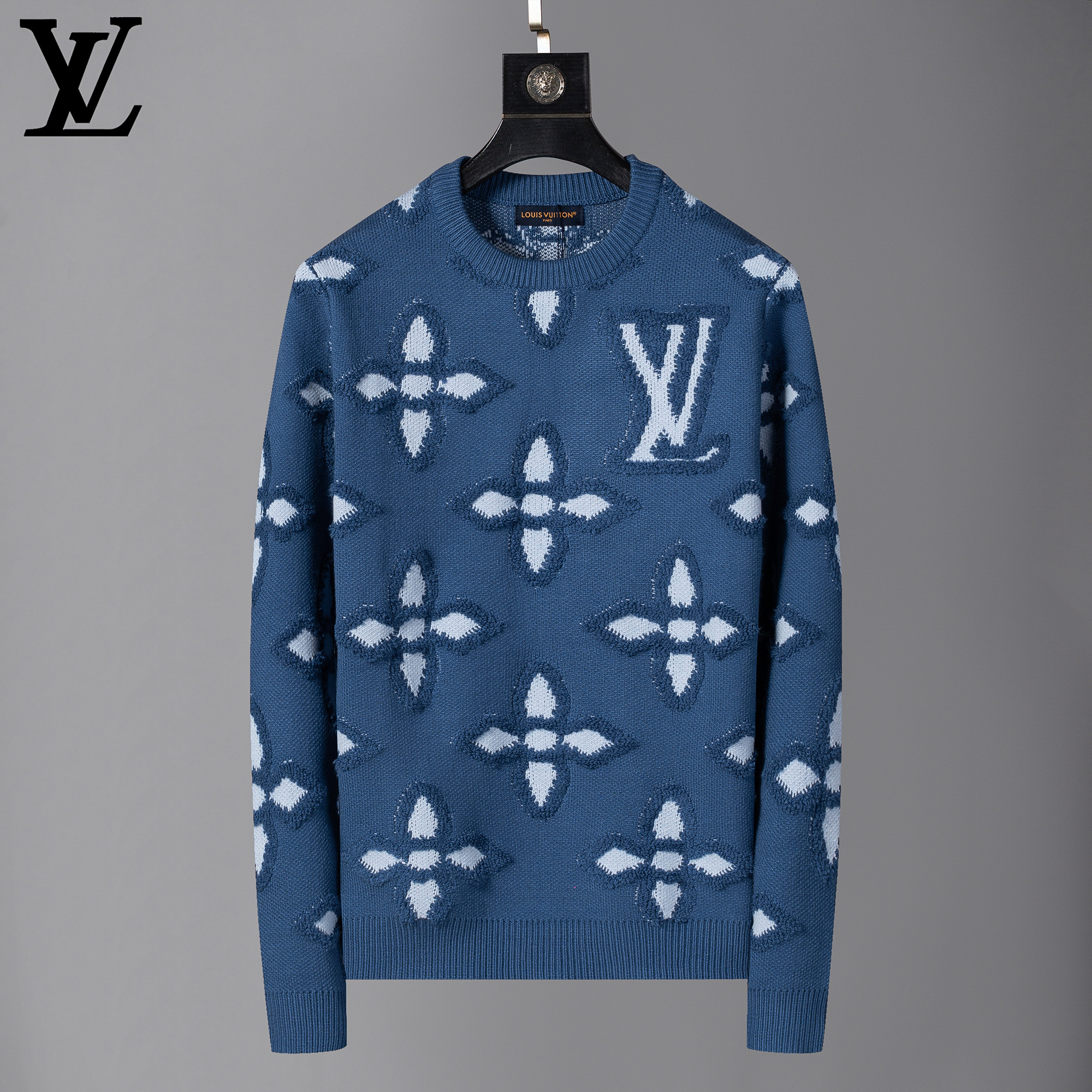 Cheap Louis Vuitton  Sweaters for Men in 230610, $65 USD- [IB230610] - Replica Louis Vuitton  Sweaters for Men