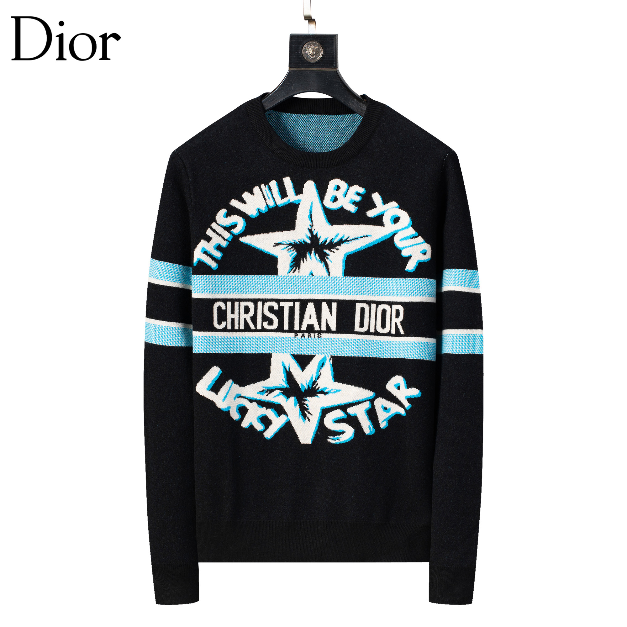 Cheap Dior Sweaters for Men in 230616, $65 USD- [IB230616] - Replica Dior Sweaters for Men