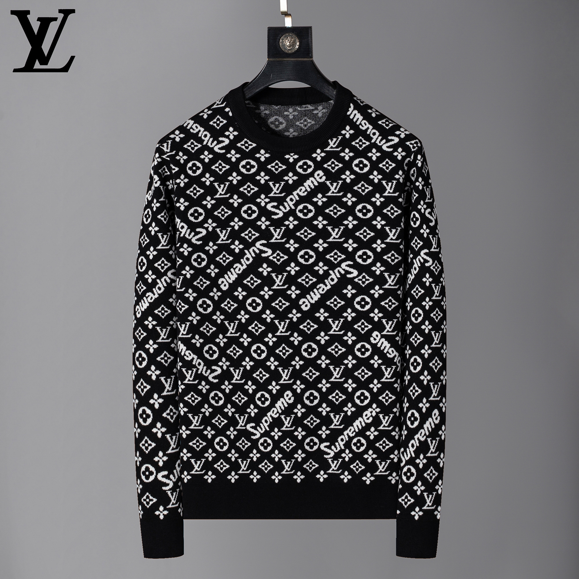Cheap Louis Vuitton  Sweaters for Men in 230618, $65 USD- [IB230618] - Replica Louis Vuitton  Sweaters for Men