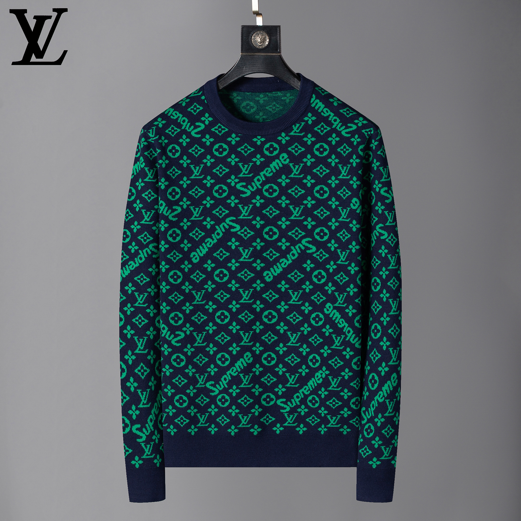 Cheap Louis Vuitton  Sweaters for Men in 230619, $65 USD- [IB230619] - Replica Louis Vuitton  Sweaters for Men