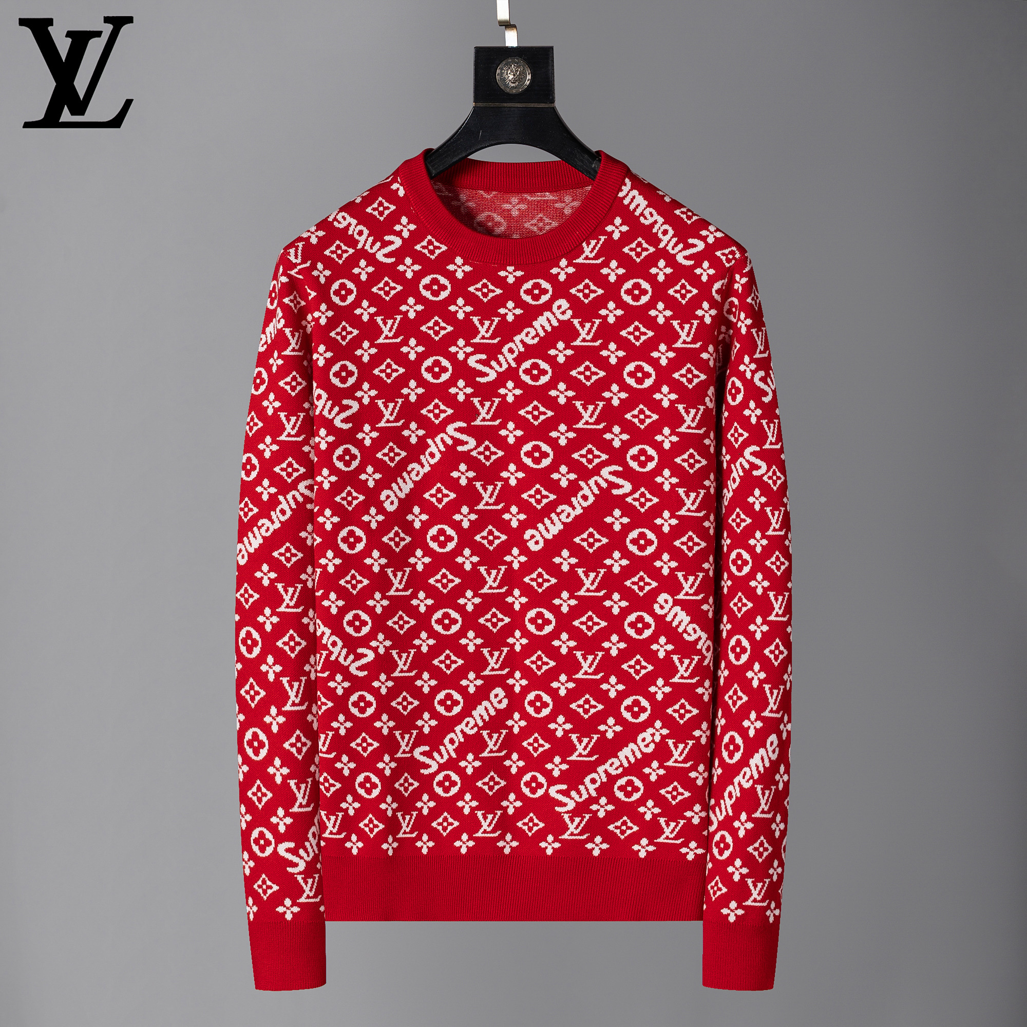 Cheap Louis Vuitton  Sweaters for Men in 230620, $65 USD- [IB230620] - Replica Louis Vuitton  Sweaters for Men