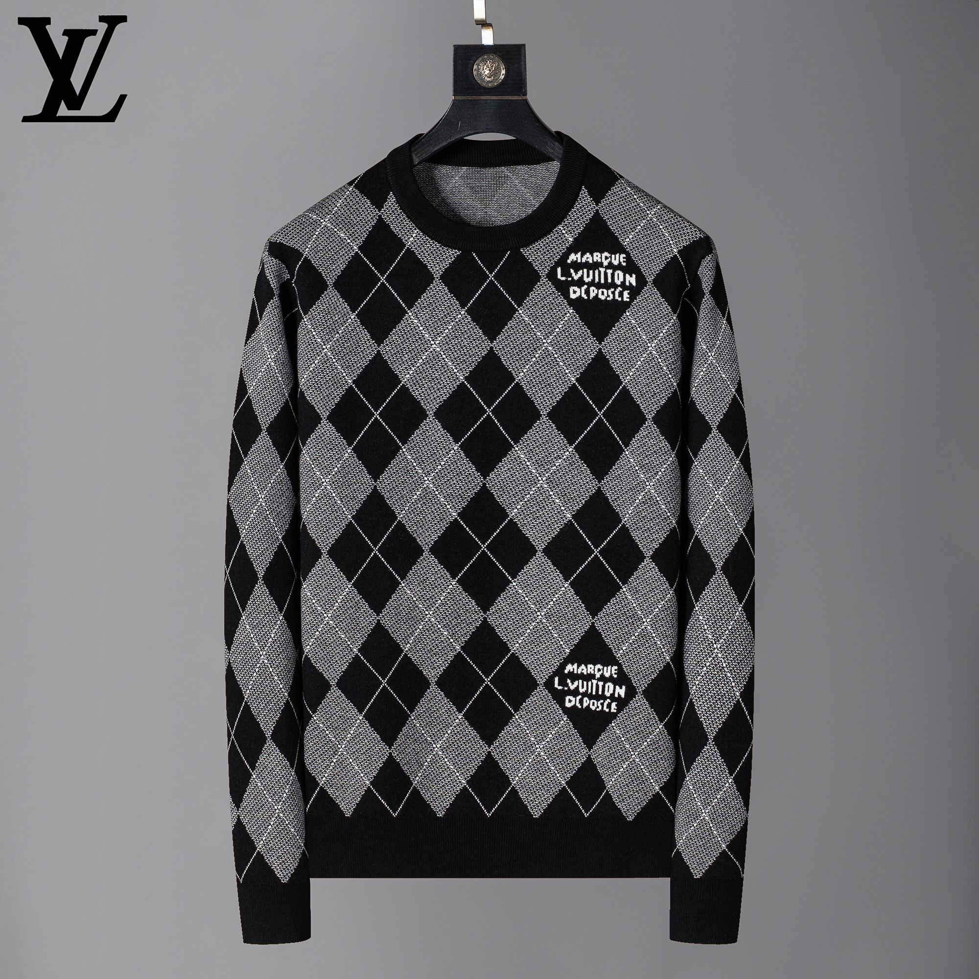 Cheap Louis Vuitton  Sweaters for Men in 230621, $65 USD- [IB230621] - Replica Louis Vuitton  Sweaters for Men