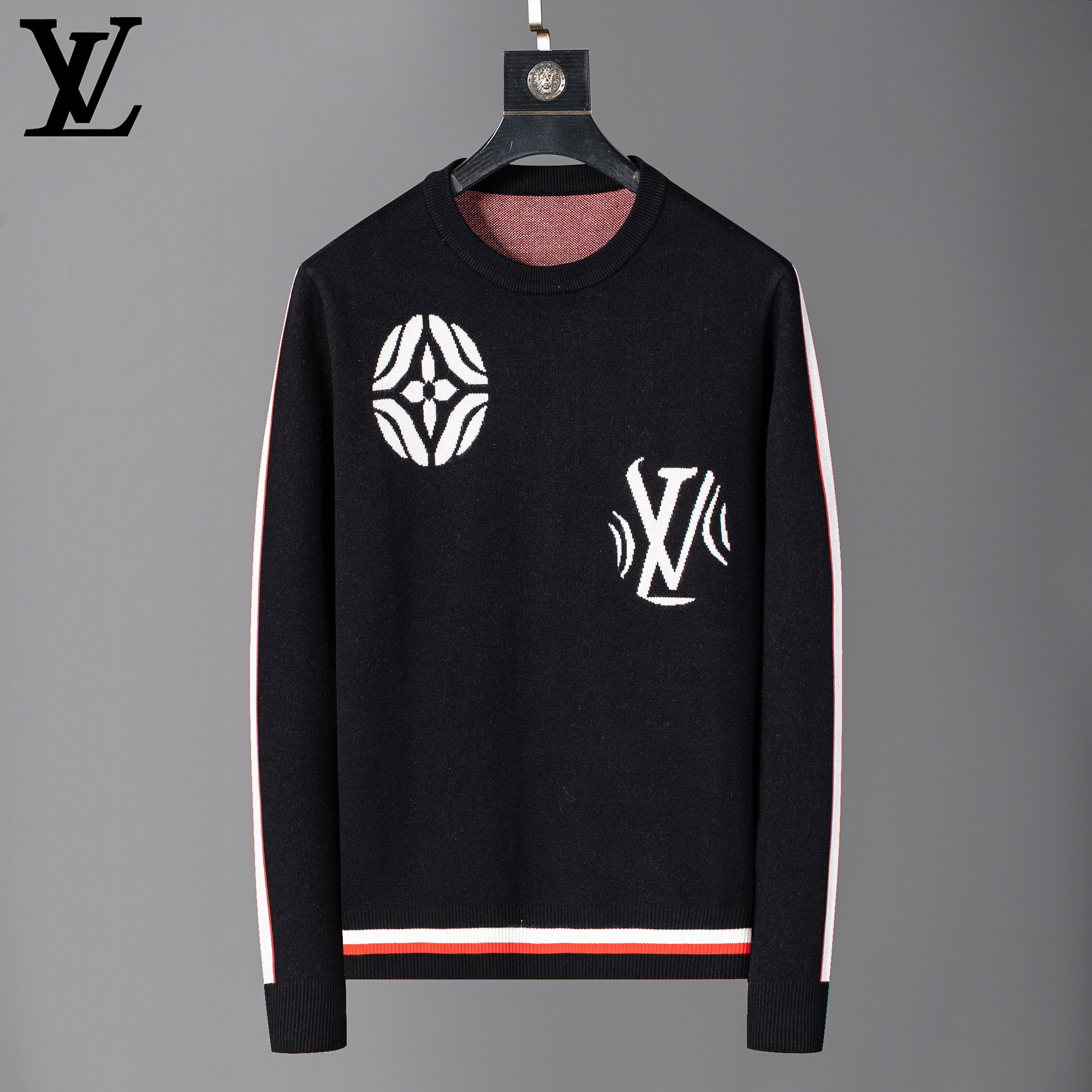 Cheap Louis Vuitton  Sweaters for Men in 230623, $65 USD- [IB230623] - Replica Louis Vuitton  Sweaters for Men