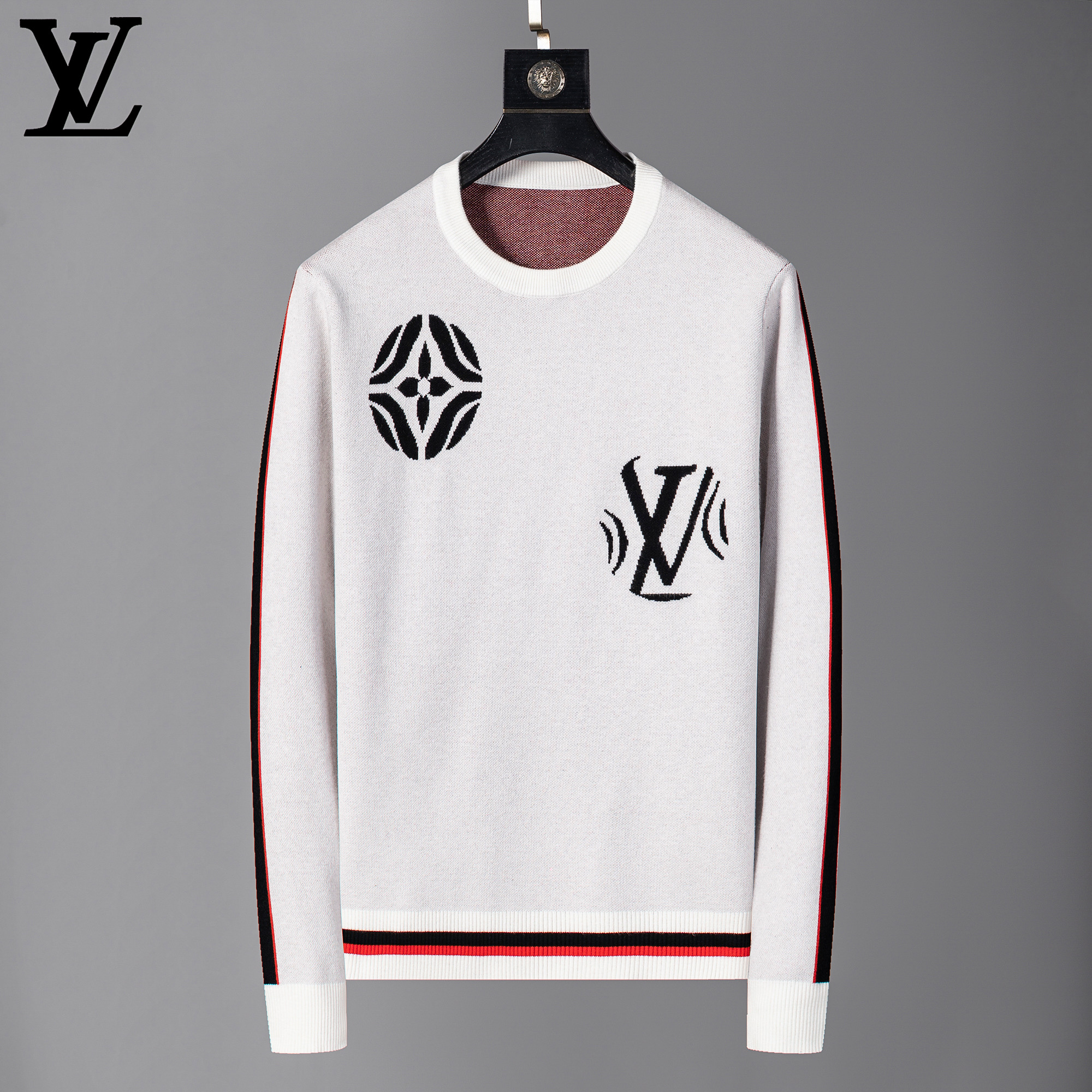 Cheap Louis Vuitton  Sweaters for Men in 230624, $65 USD- [IB230624] - Replica Louis Vuitton  Sweaters for Men