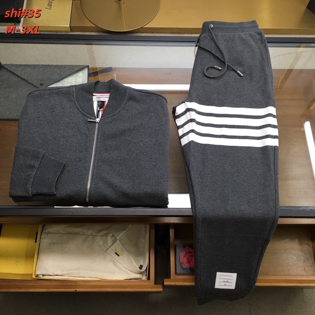 Cheap Thom Browne Tracksuits in 230659, $110 USD- [IB230659] - Replica Thom Browne Tracksuits