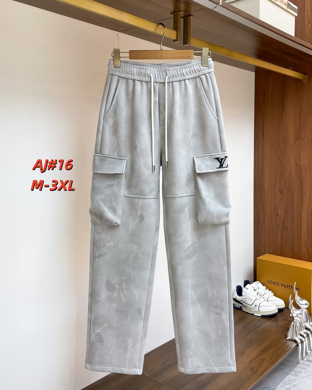 Cheap Louis Vuitton Pants for Men in 230664, $75 USD- [IB230664] - Replica Louis Vuitton Pants for Men