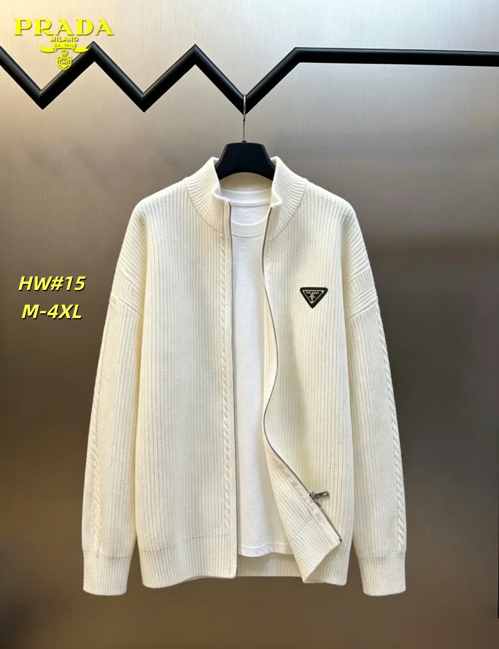 Cheap Prado Sweaters for Men in 230713, $65 USD- [IB230713] - Replica Prado Sweaters for Men