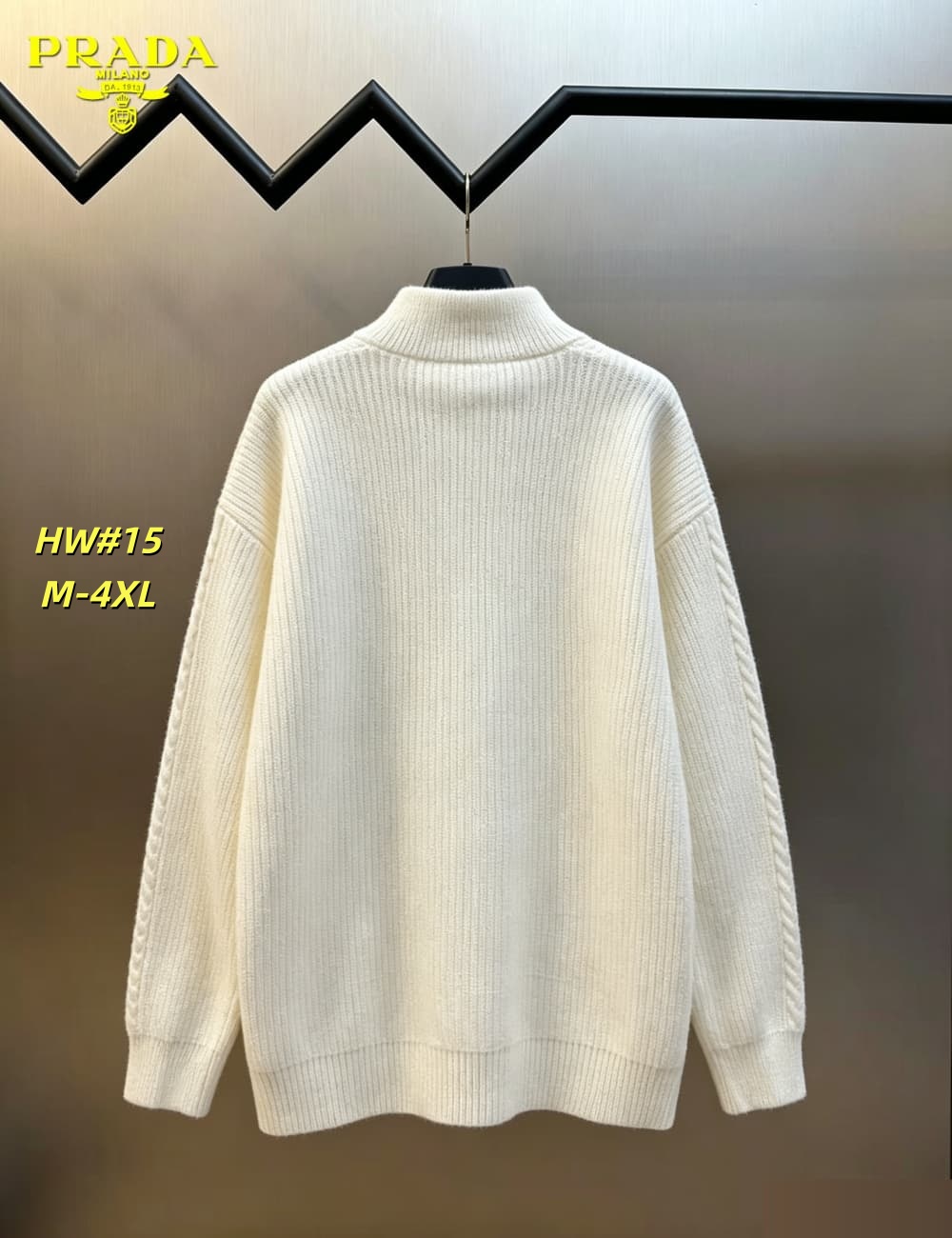 Cheap Prado Sweaters for Men in 230713, $65 USD- [IB230713] - Replica Prado Sweaters for Men