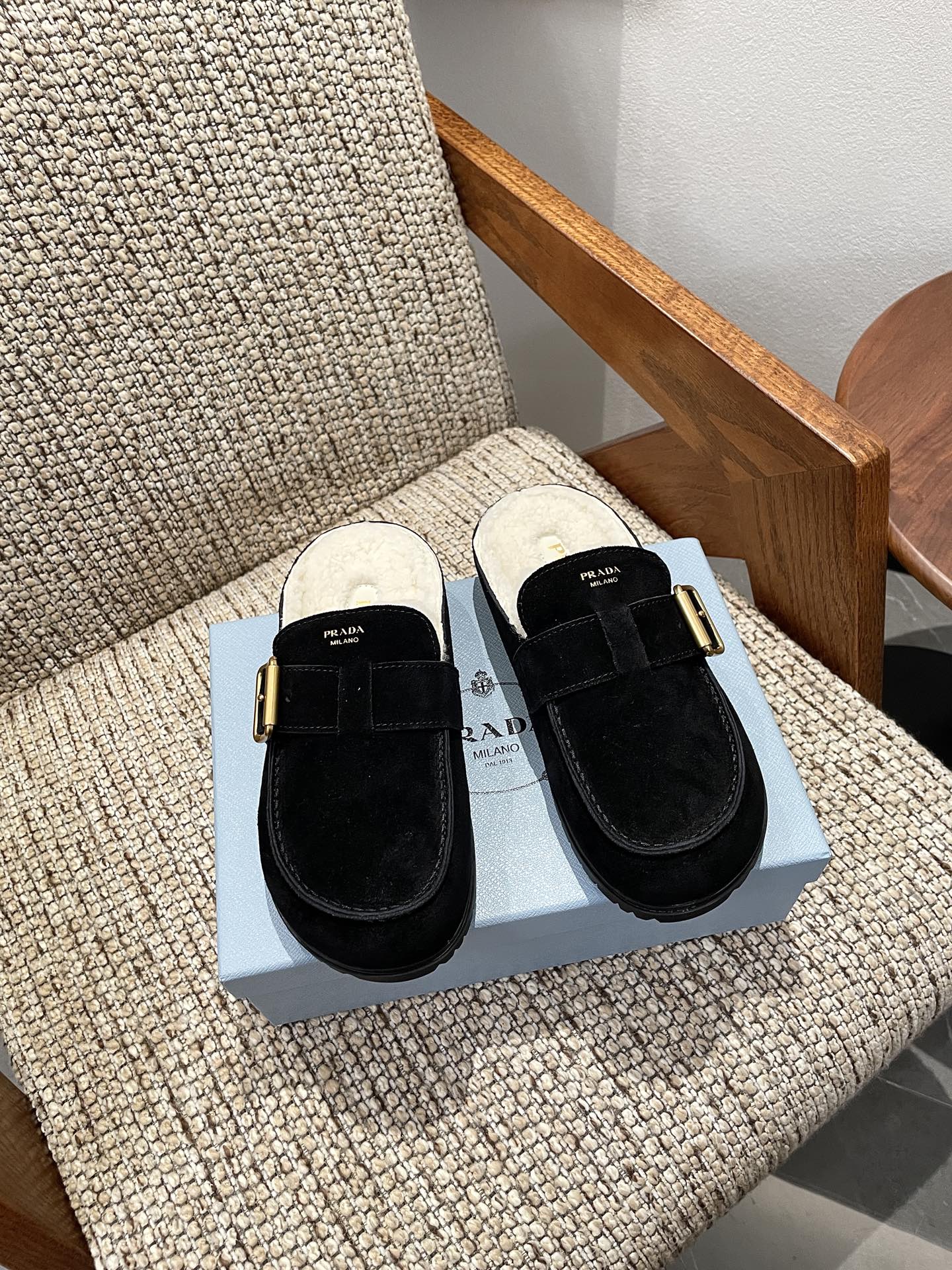 Cheap Prada Slippers For Women in 230733, $110 USD- [IB230733] - Replica Prada Slippers For Women
