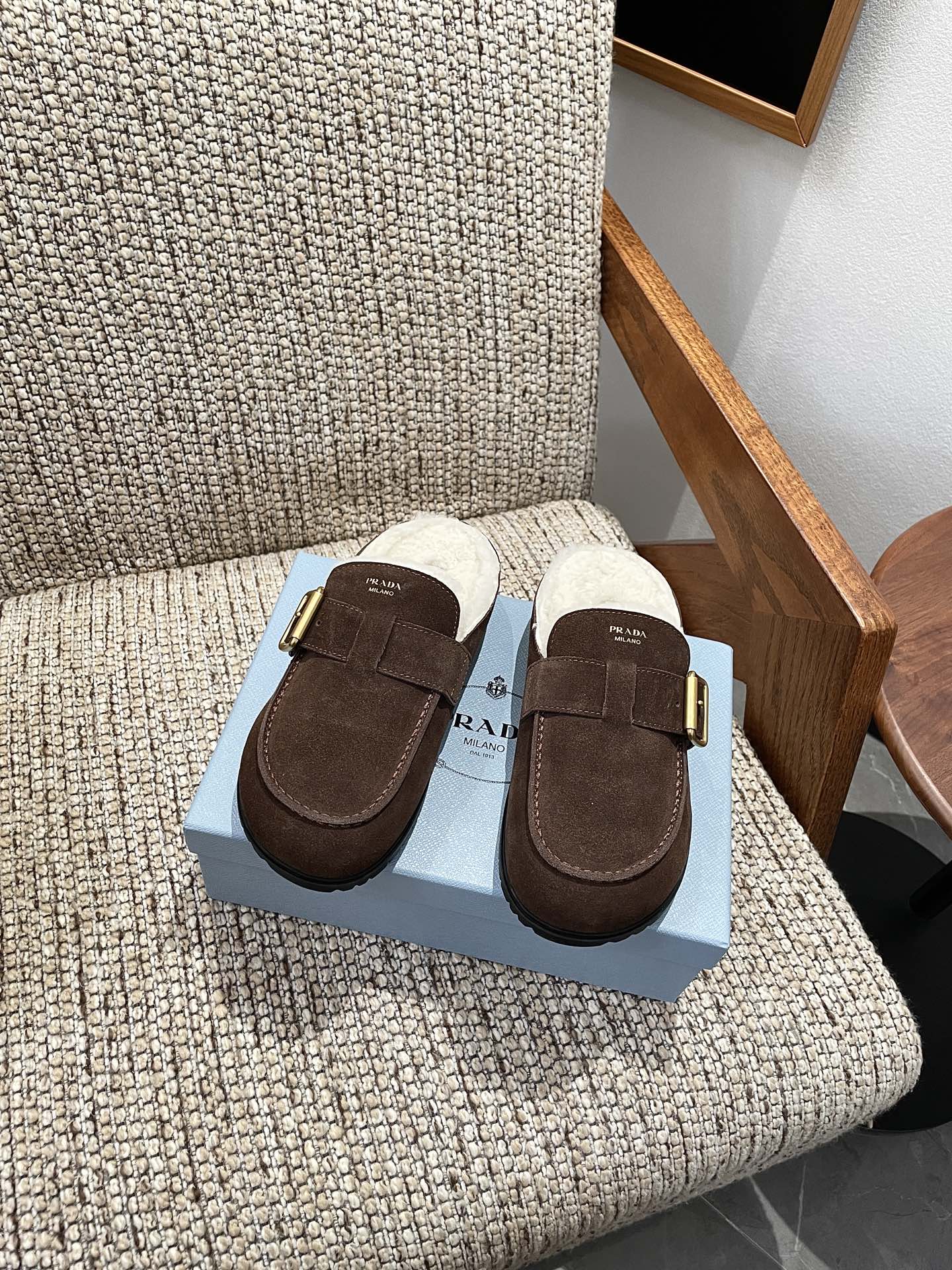 Cheap Prada Slippers For Women in 230735, $110 USD- [IB230735] - Replica Prada Slippers For Women