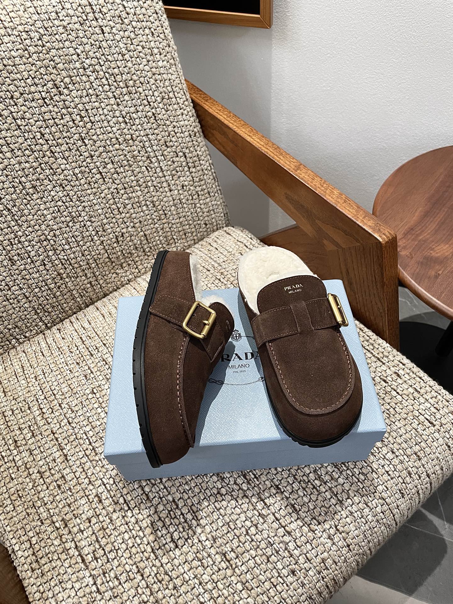 Cheap Prada Slippers For Women in 230735, $110 USD- [IB230735] - Replica Prada Slippers For Women