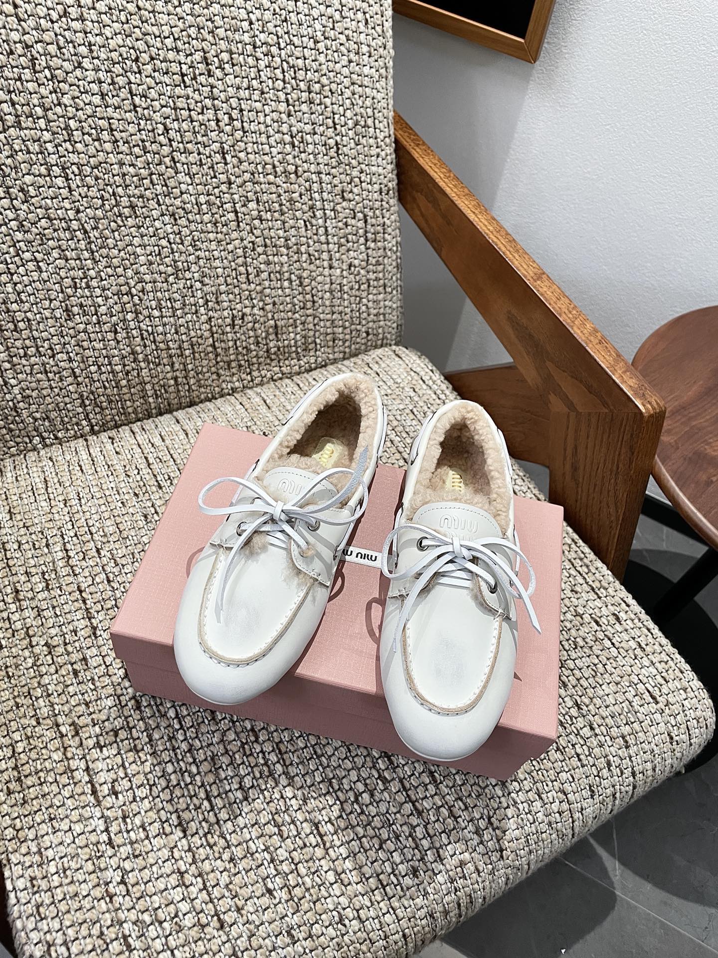Cheap MiuMiu Leopold shoes For Women in 230736, $110 USD- [IB230736] - Replica MiuMiu Leopold shoes For Women