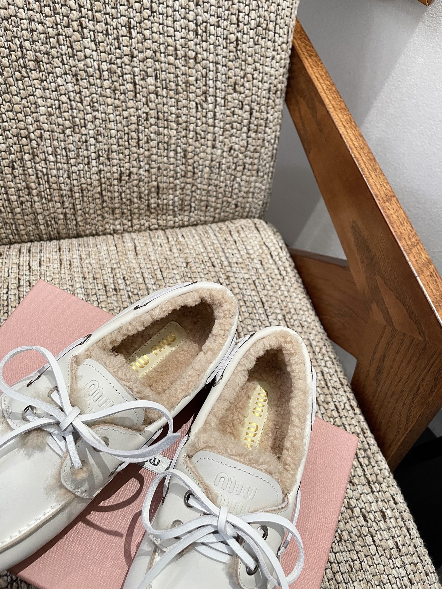 Cheap MiuMiu Leopold shoes For Women in 230736, $110 USD- [IB230736] - Replica MiuMiu Leopold shoes For Women