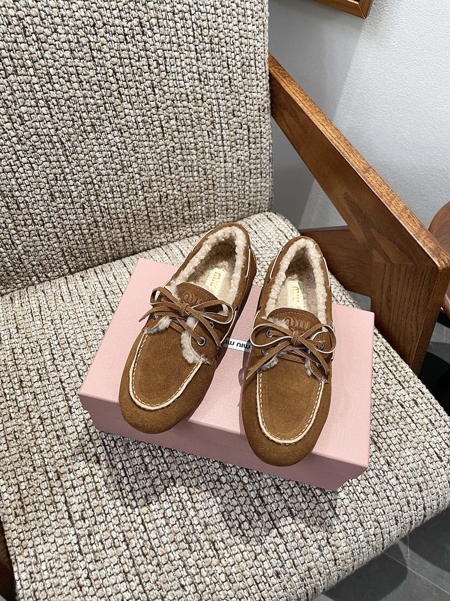 Cheap MiuMiu Leopold shoes For Women in 230739, $110 USD- [IB230739] - Replica MiuMiu Leopold shoes For Women