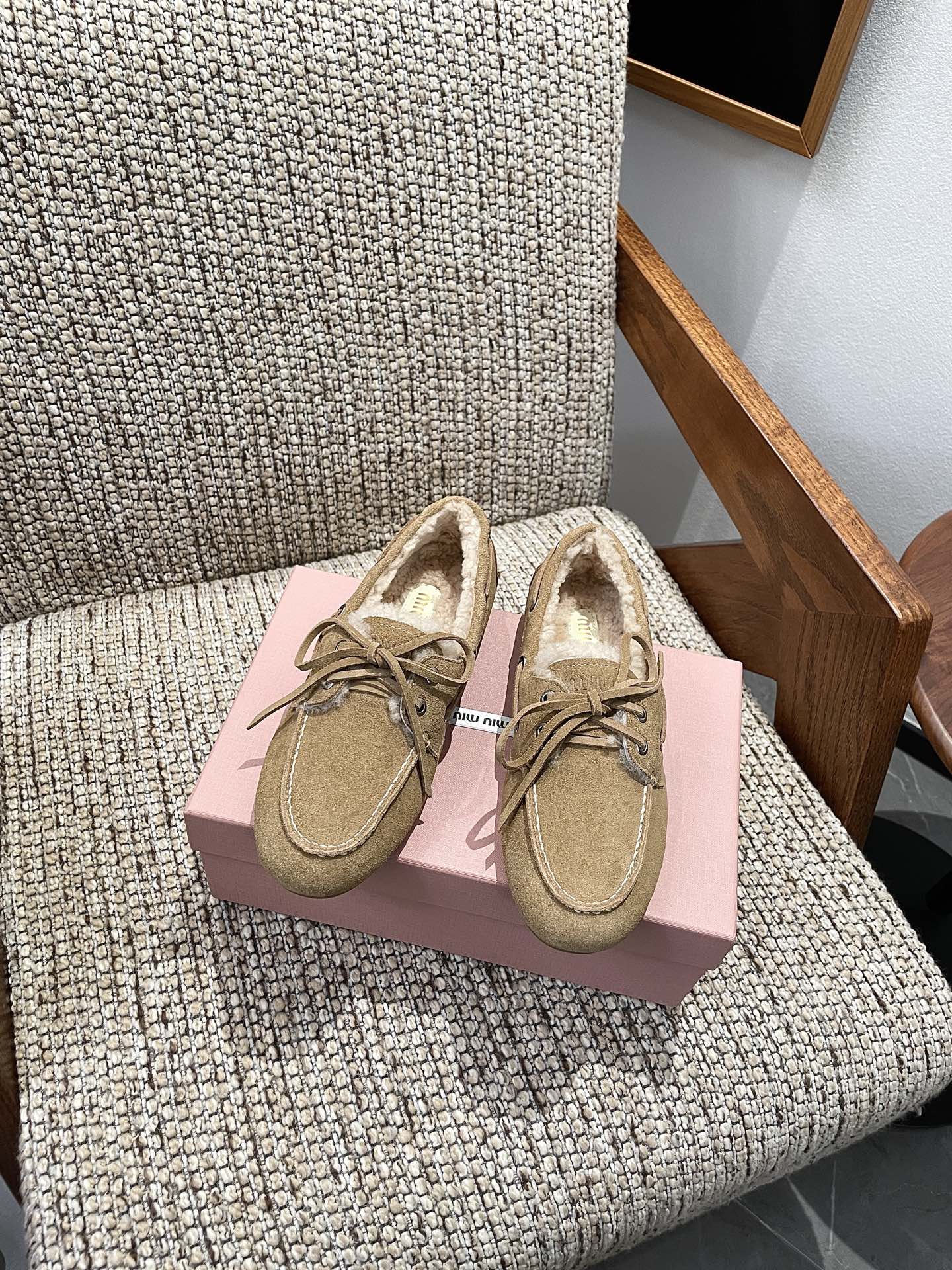 Cheap MiuMiu Leopold shoes For Women in 230740, $110 USD- [IB230740] - Replica MiuMiu Leopold shoes For Women