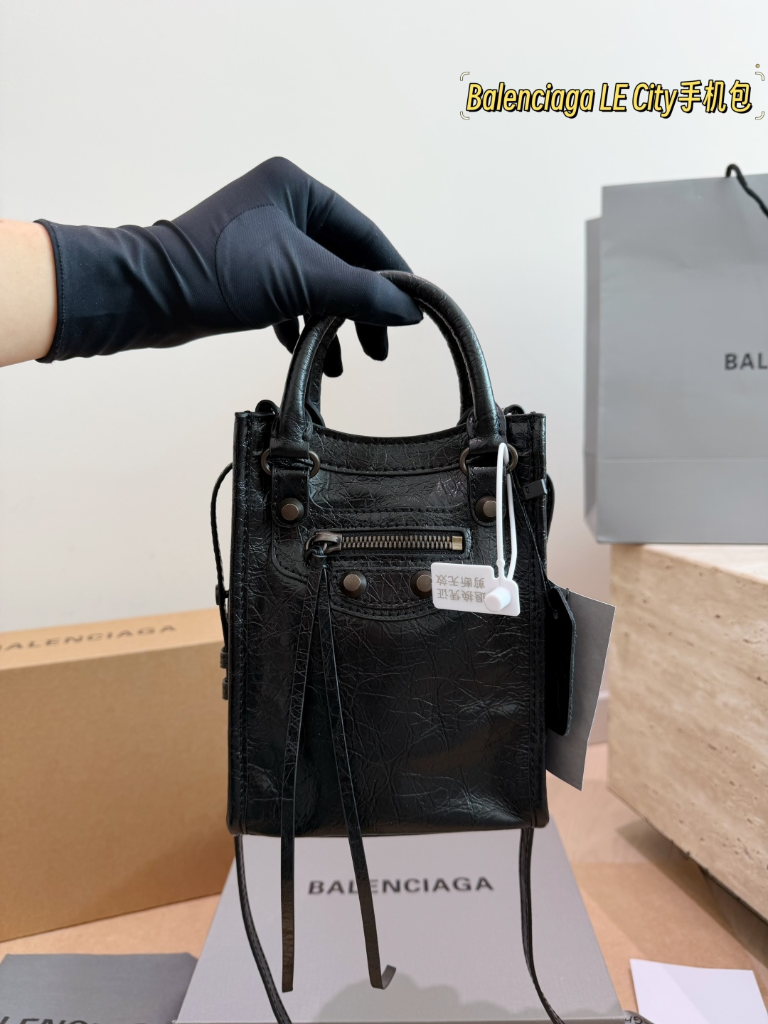 Cheap Balenciaga high quality Handbags in 230781, $80 USD- [IB230781] - Replica Balenciaga high quality Handbags