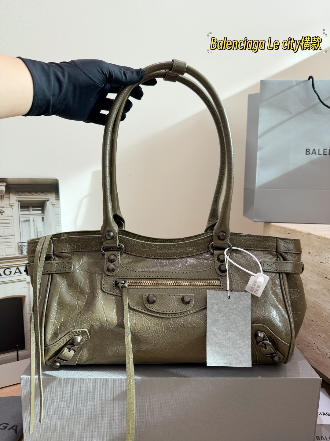 Cheap Balenciaga high quality Handbags in 230796, $135 USD- [IB230796] - Replica Balenciaga high quality Handbags
