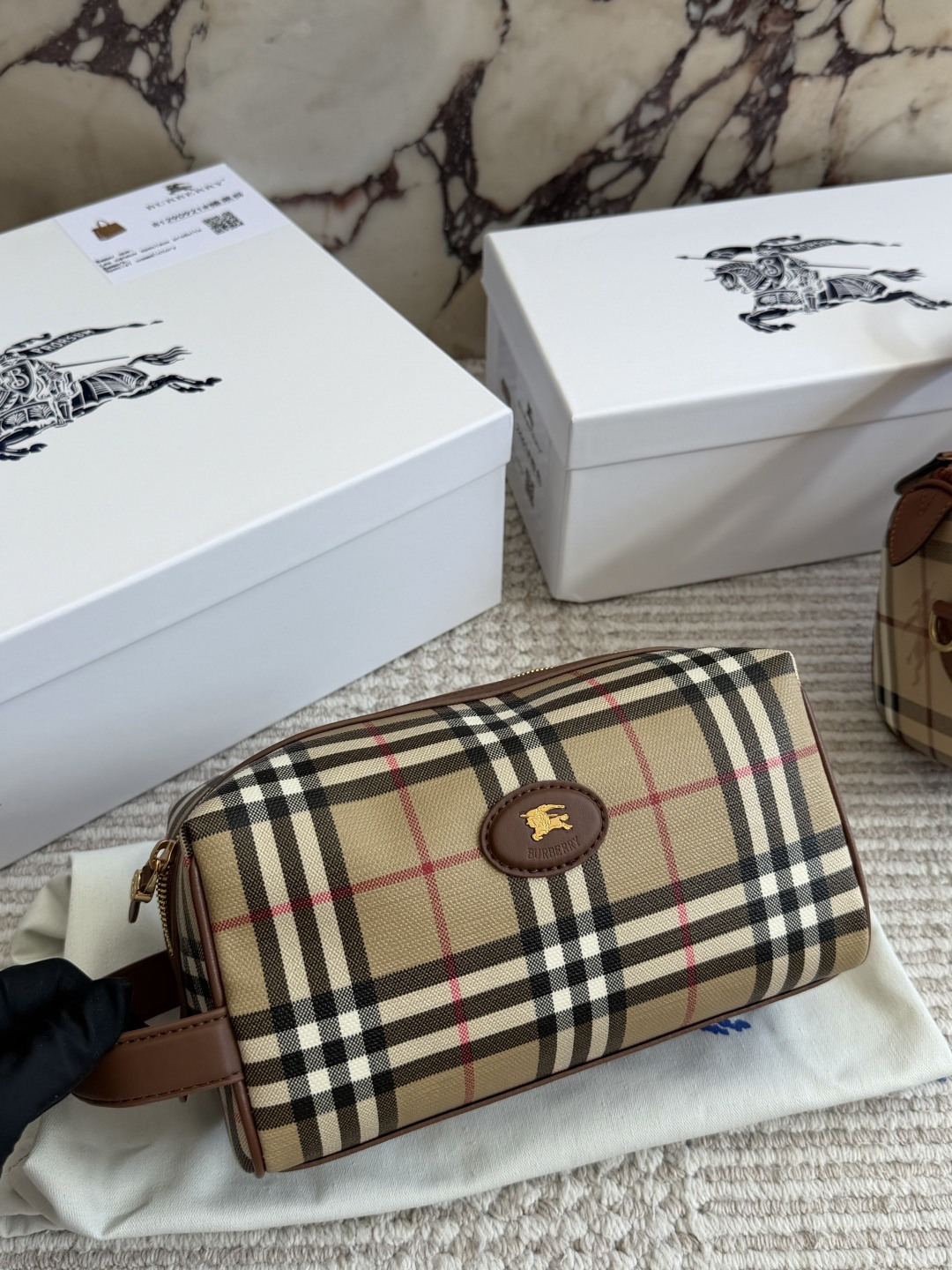 Cheap Burberry AAA Quality Handbags in 230813, $80 USD- [IB230813] - Replica Burberry AAA Quality Handbags