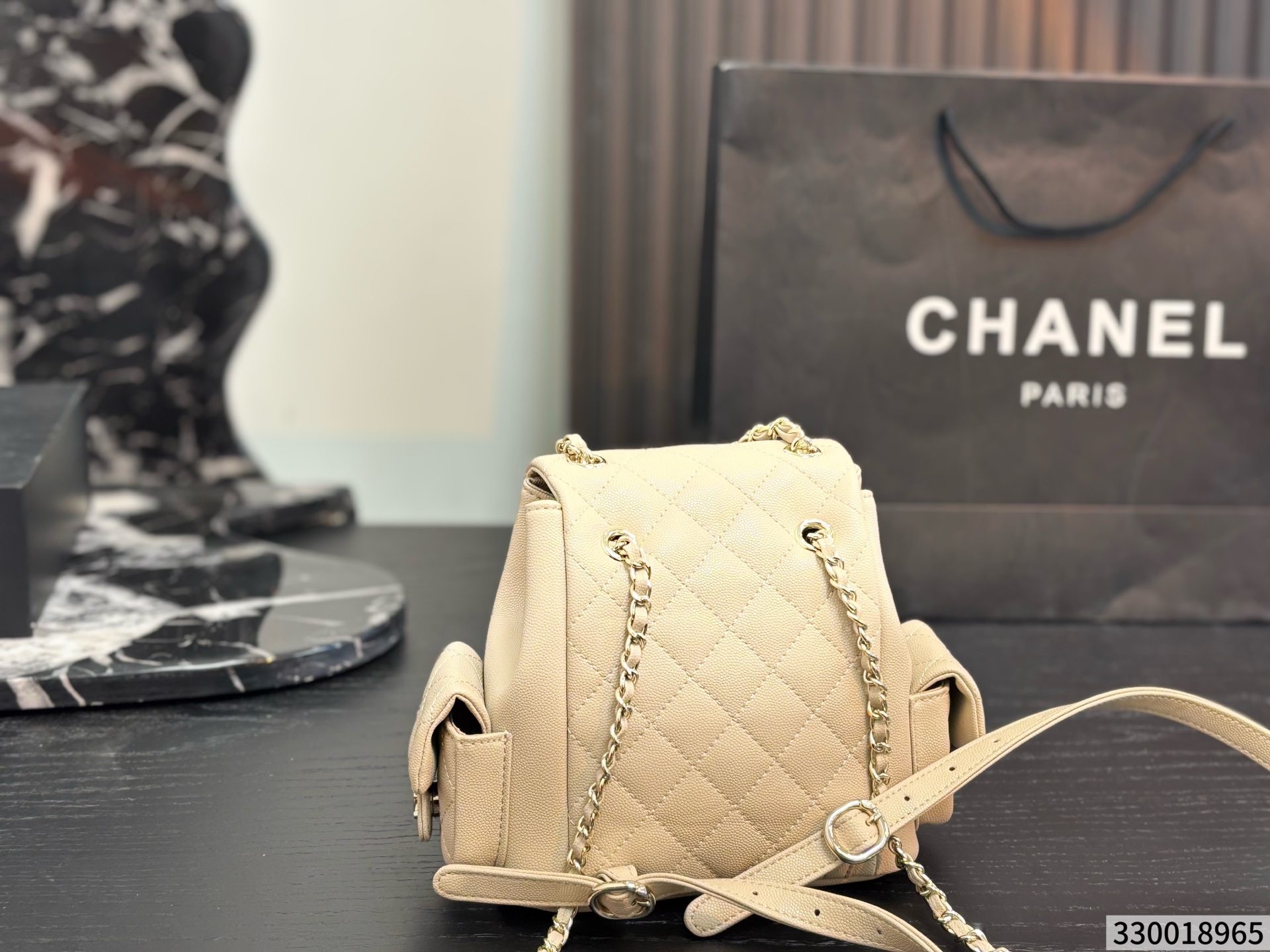 Cheap Chanel AAA quality Backpacaks in 230863, $115 USD- [IB230863] - Replica Chanel AAA quality Backpacaks