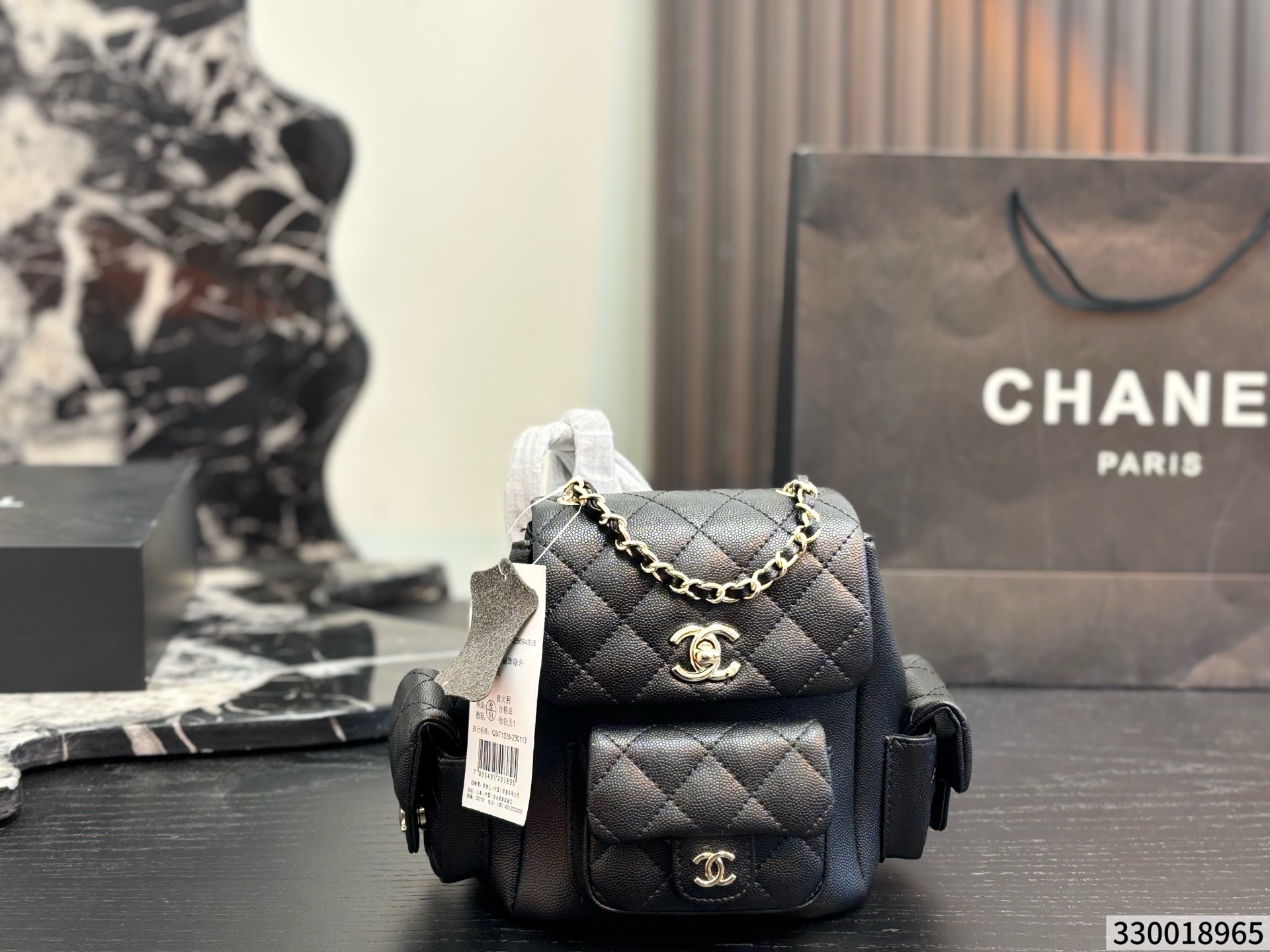 Cheap Chanel AAA quality Backpacaks in 230865, $115 USD- [IB230865] - Replica Chanel AAA quality Backpacaks