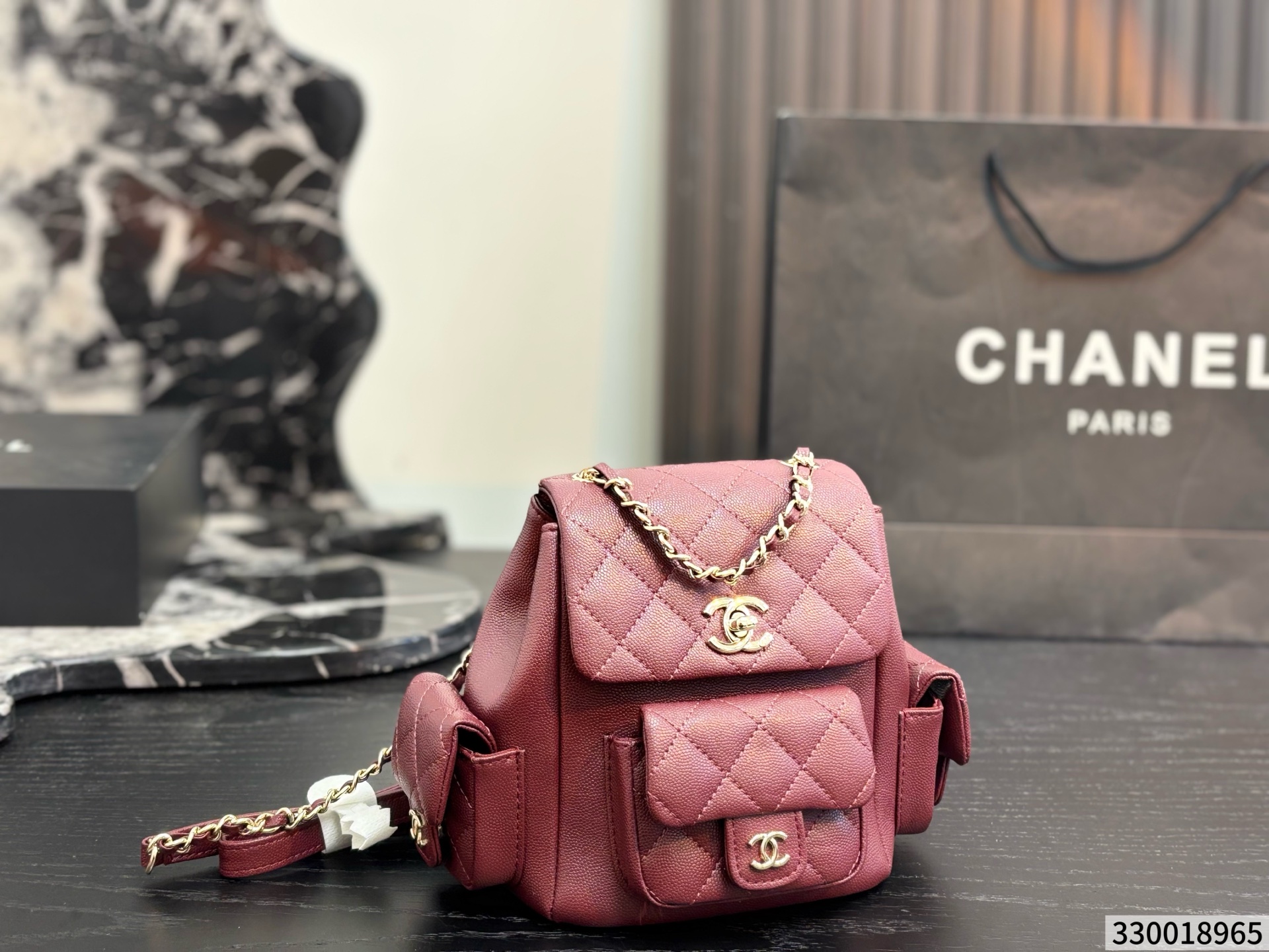 Cheap Chanel AAA quality Backpacaks in 230868, $115 USD- [IB230868] - Replica Chanel AAA quality Backpacaks