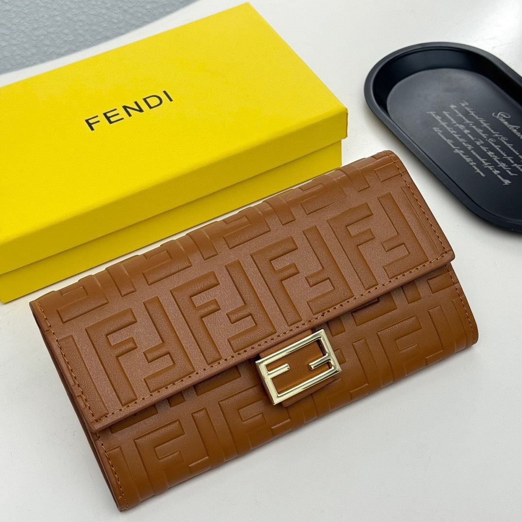 Cheap Fendi AAA Wallet in 231033, $55 USD- [IB231033] - Replica Fendi AAA Wallet