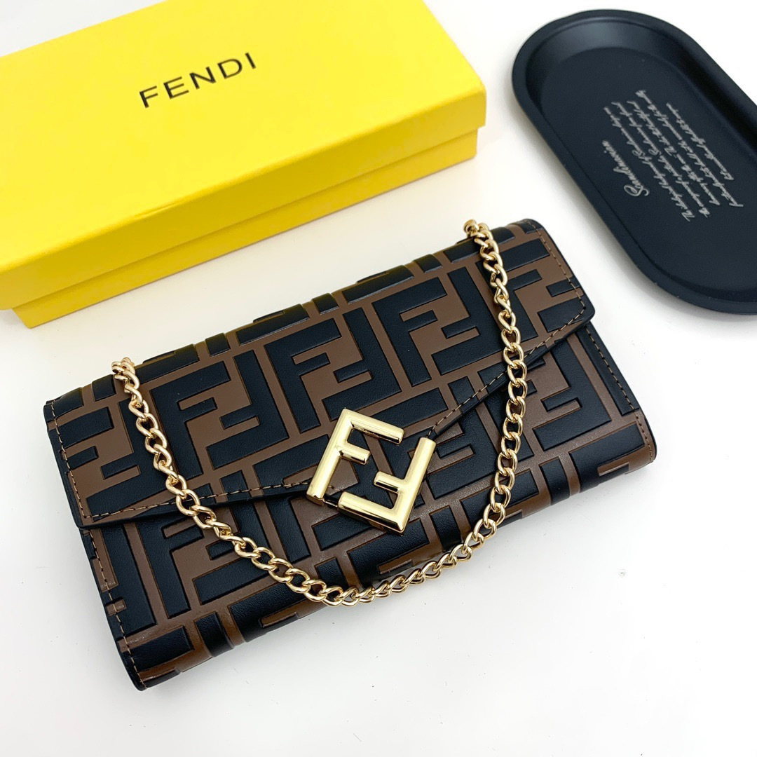 Cheap Fendi AAA Wallet in 231052, $50 USD- [IB231052] - Replica Fendi AAA Wallet