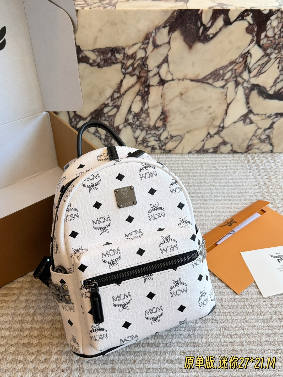Cheap MCM BackPack in 231233, $95 USD- [IB231233] - Replica MCM BackPack