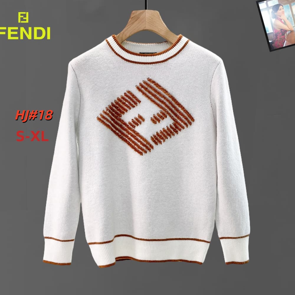 Cheap Fendi Sweaters for Men in 231445, $70 USD- [IB231445] - Replica Fendi Sweaters for Men