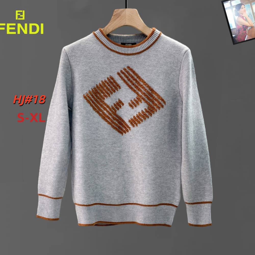 Cheap Fendi Sweaters for Men in 231446, $70 USD- [IB231446] - Replica Fendi Sweaters for Men