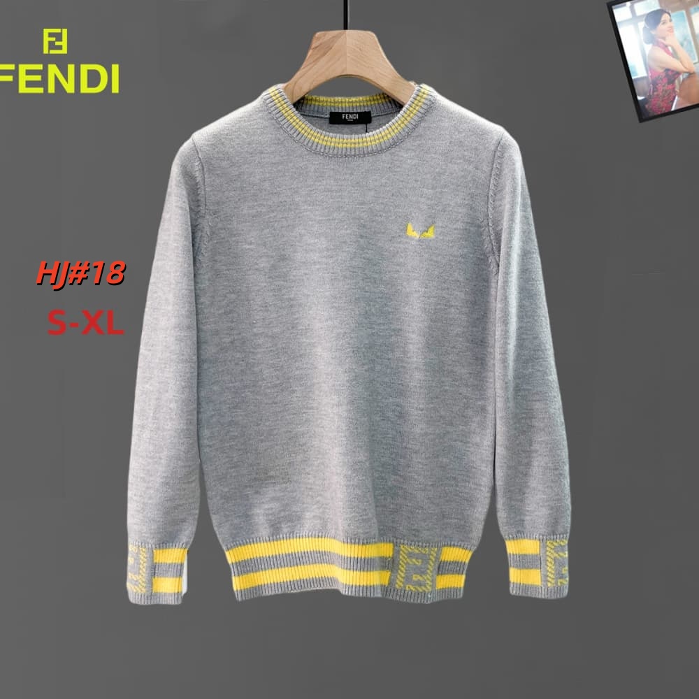 Cheap Fendi Sweaters for Men in 231448, $70 USD- [IB231448] - Replica Fendi Sweaters for Men