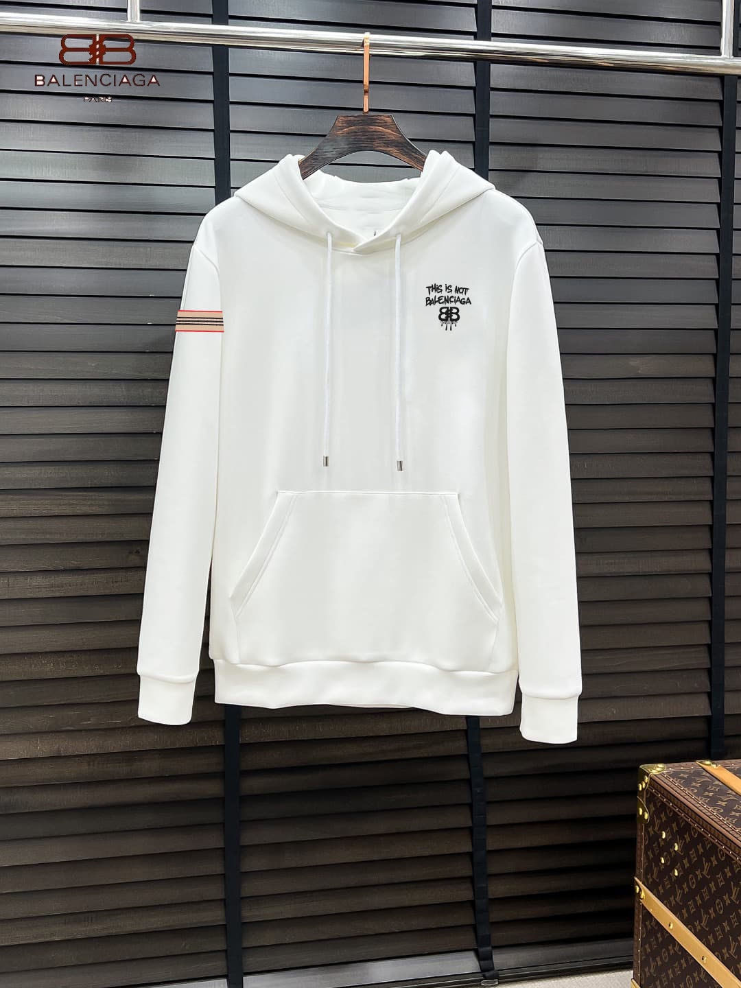 Cheap Balenciaga Hoodies for Men in 231477, $40 USD- [IB231477] - Replica Balenciaga Hoodies for Men