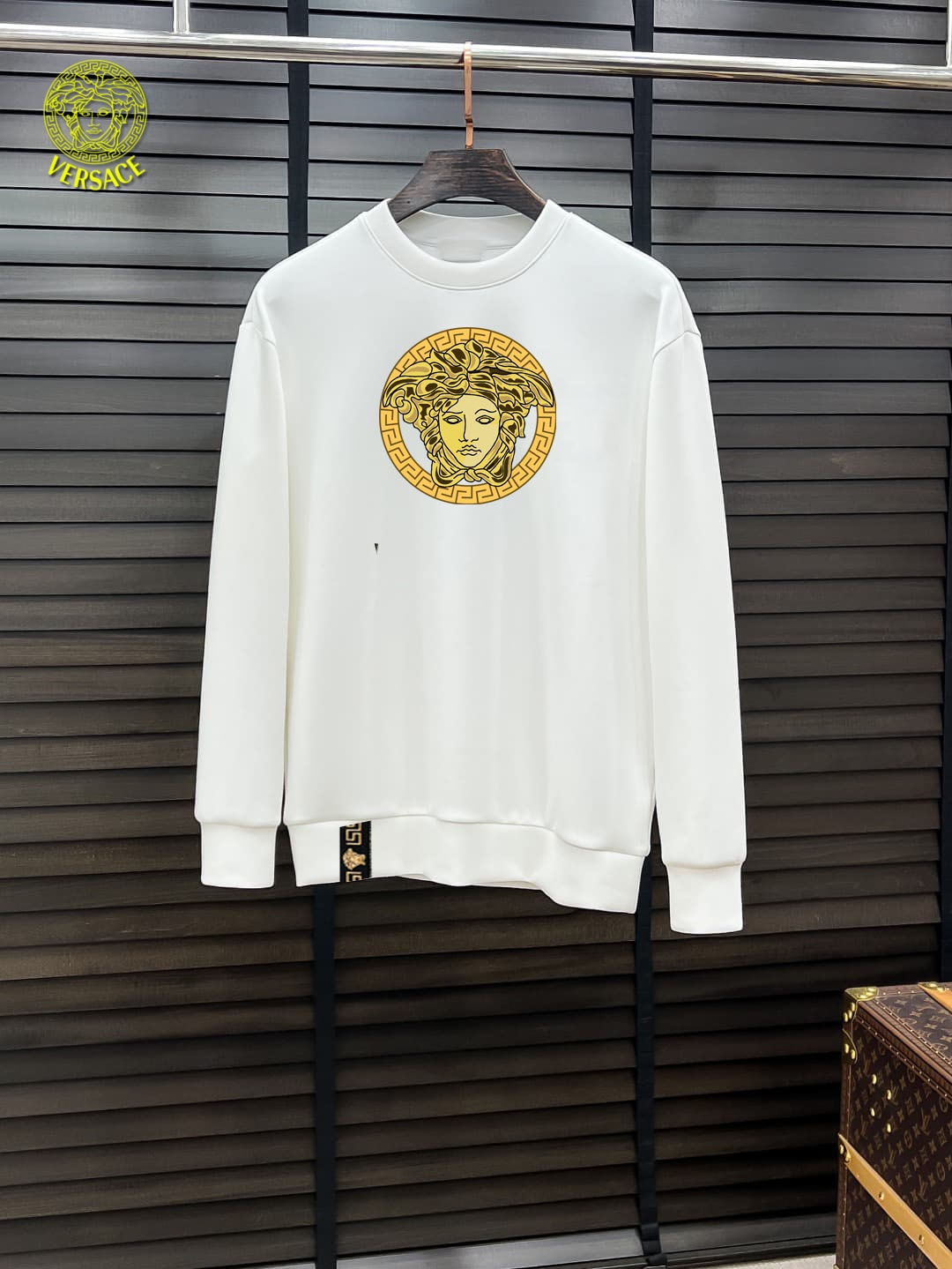 Cheap Versace Hoodies for Men in 231487, $40 USD- [IB231487] - Replica Versace Hoodies for Men