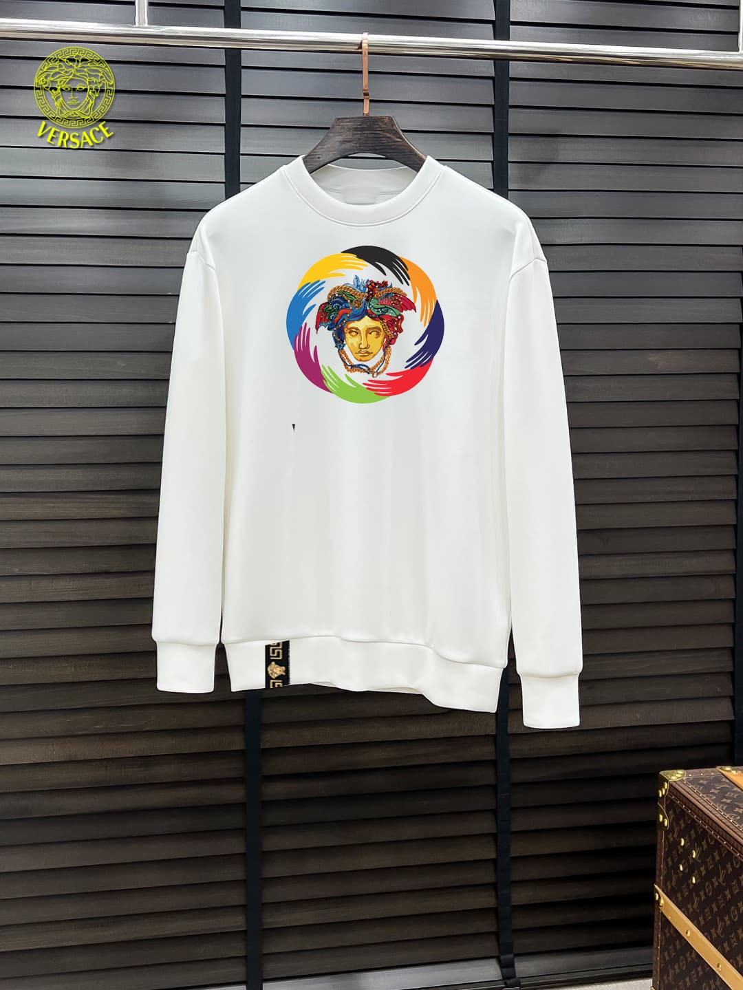 Cheap Versace Hoodies for Men in 231492, $40 USD- [IB231492] - Replica Versace Hoodies for Men