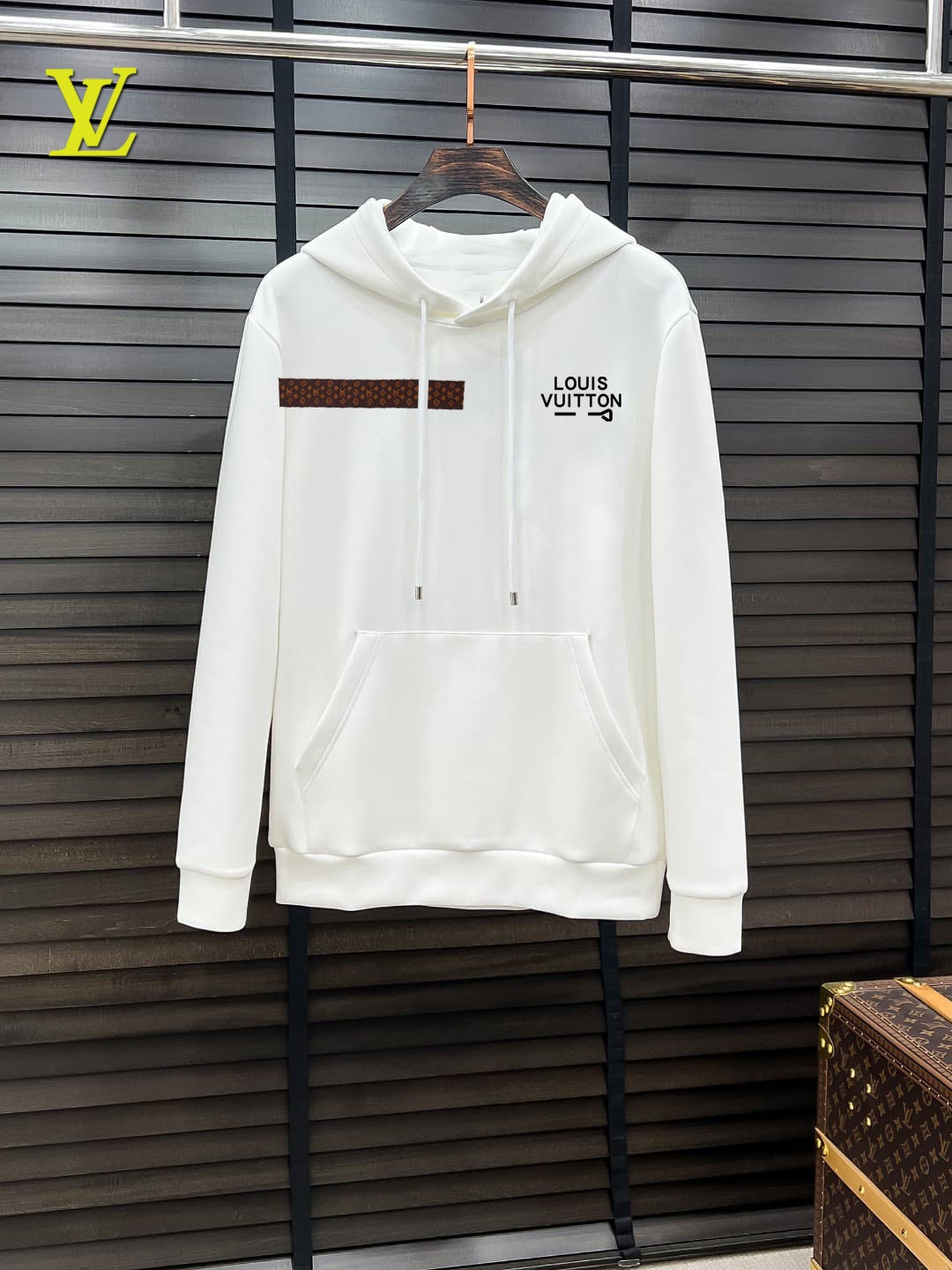 Cheap Louis Vuitton Hoodies for Men in 231521, $40 USD- [IB231521] - Replica Louis Vuitton Hoodies for Men