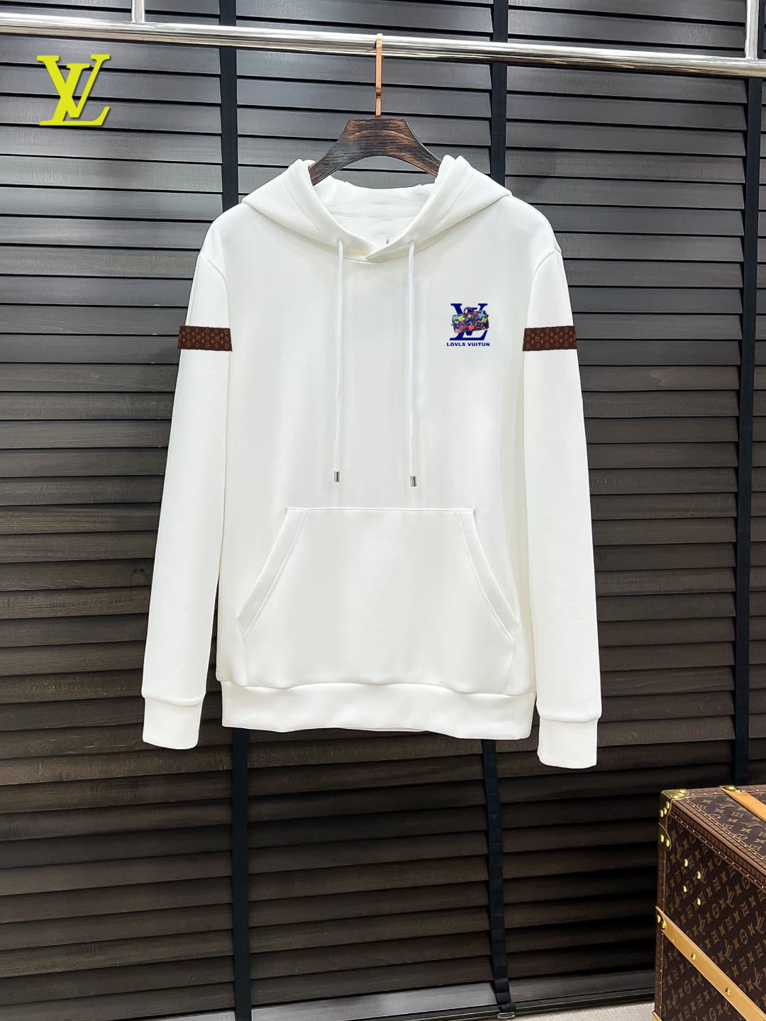 Cheap Louis Vuitton Hoodies for Men in 231533, $40 USD- [IB231533] - Replica Louis Vuitton Hoodies for Men