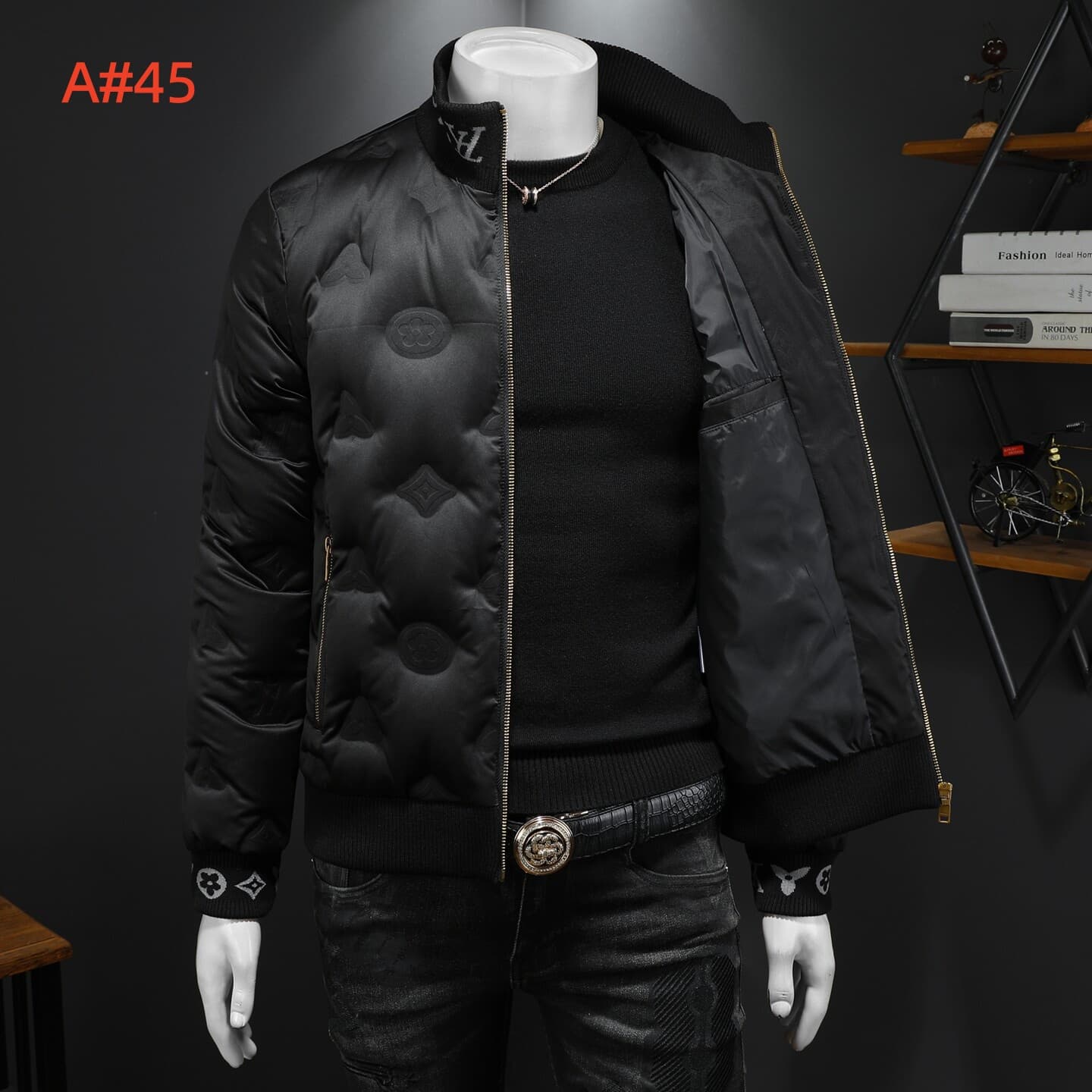 Cheap Louis Vuitton Thick Jackets For Men in 231568, $170 USD- [IB231568] - Replica Louis Vuitton Thick Jackets For Men