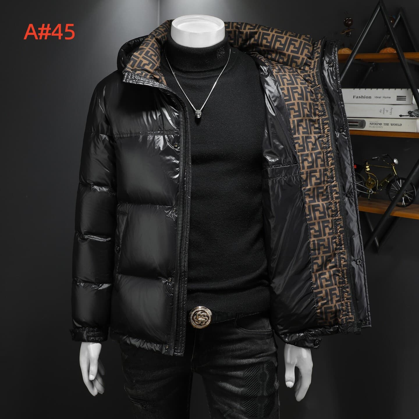 Cheap Fendi Down Coats For Men in 231572, $170 USD- [IB231572] - Replica Fendi Down Coats For Men