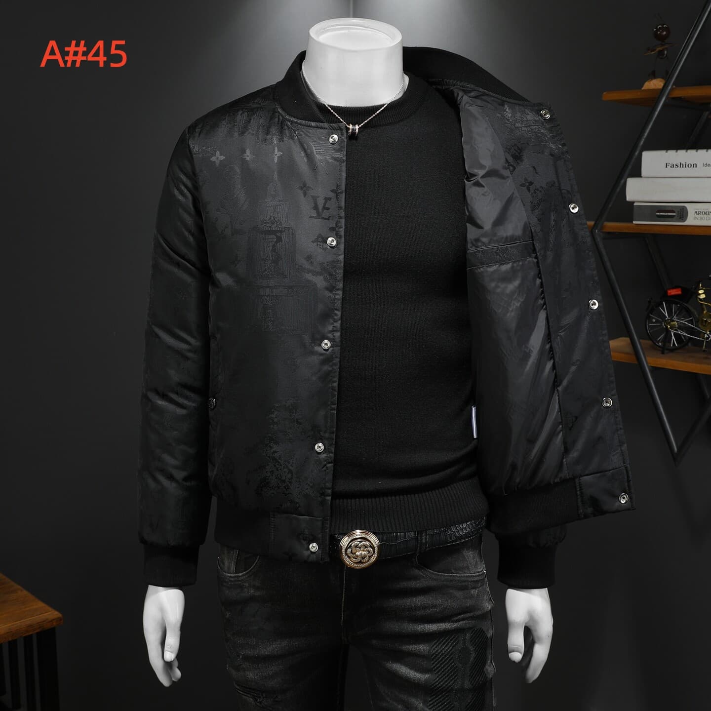 Cheap Louis Vuitton Thick Jackets For Men in 231576, $170 USD- [IB231576] - Replica Louis Vuitton Thick Jackets For Men