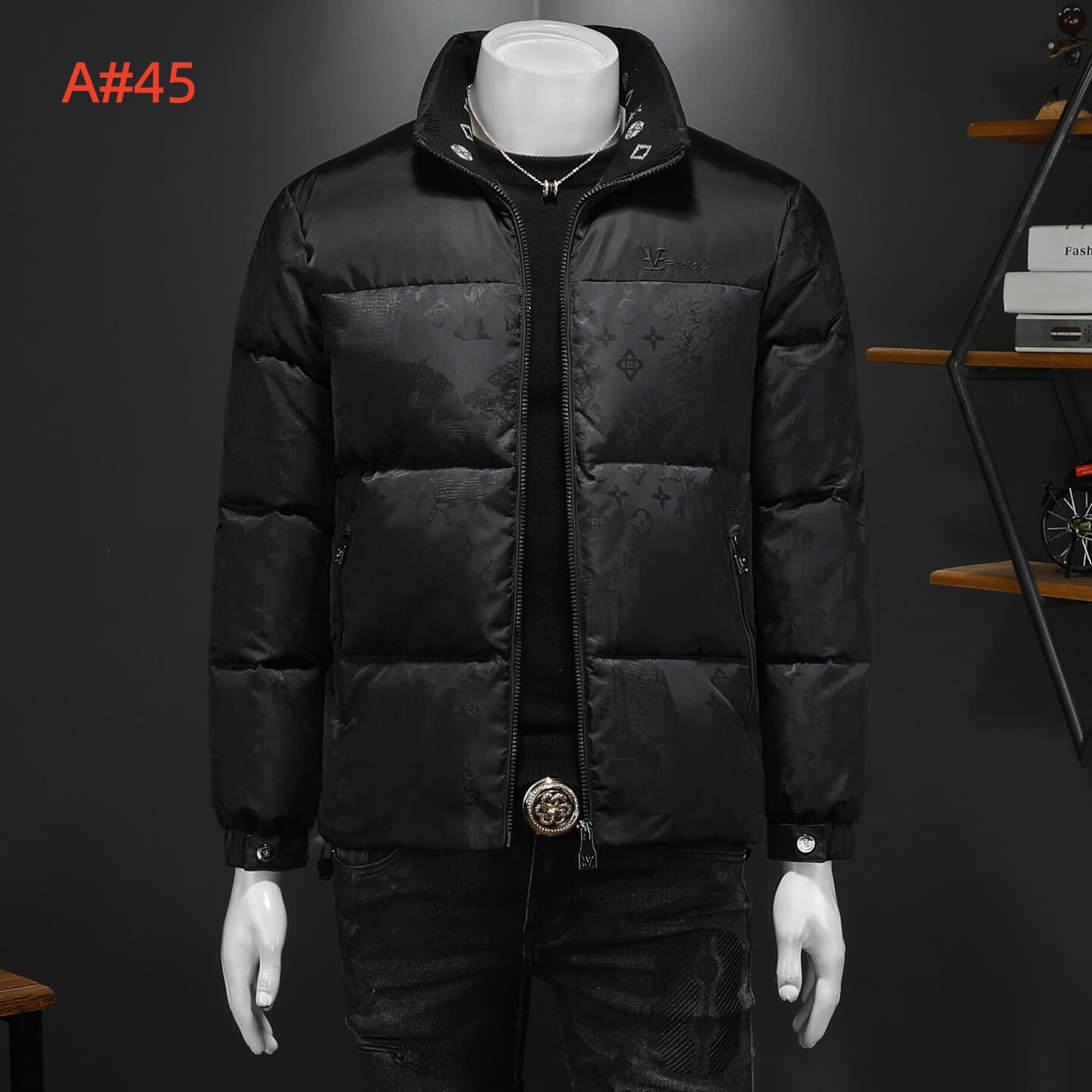 Cheap Louis Vuitton Thick Jackets For Men in 231577, $170 USD- [IB231577] - Replica Louis Vuitton Thick Jackets For Men